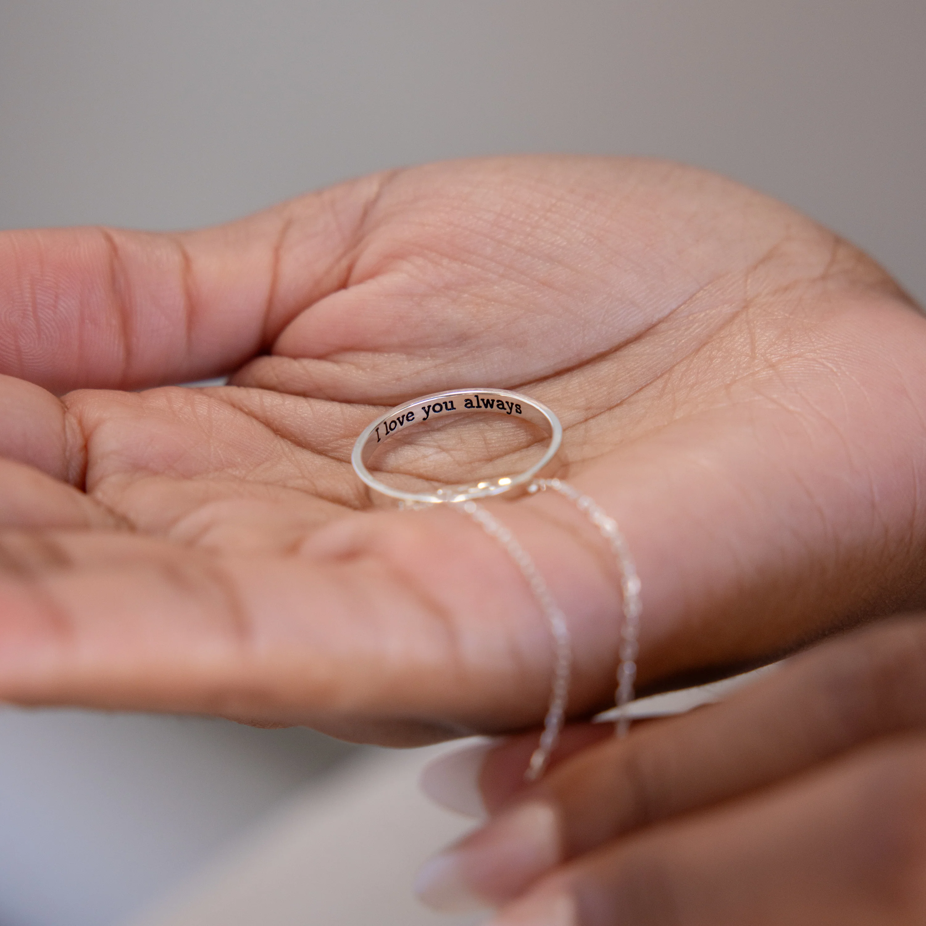 Inner Circle Necklace in Silver - Image 5