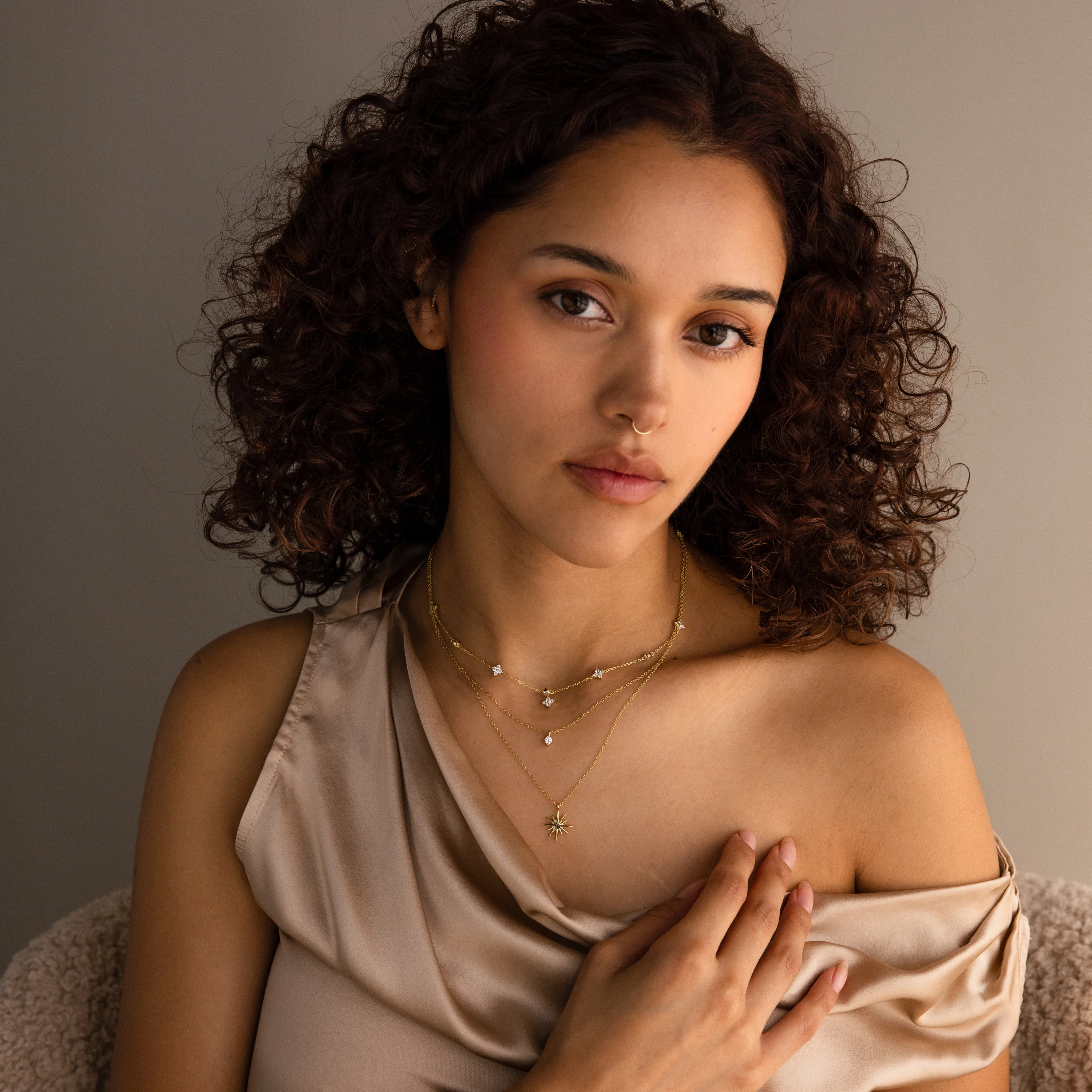 Ivy Diamond Station Necklace - Image 8