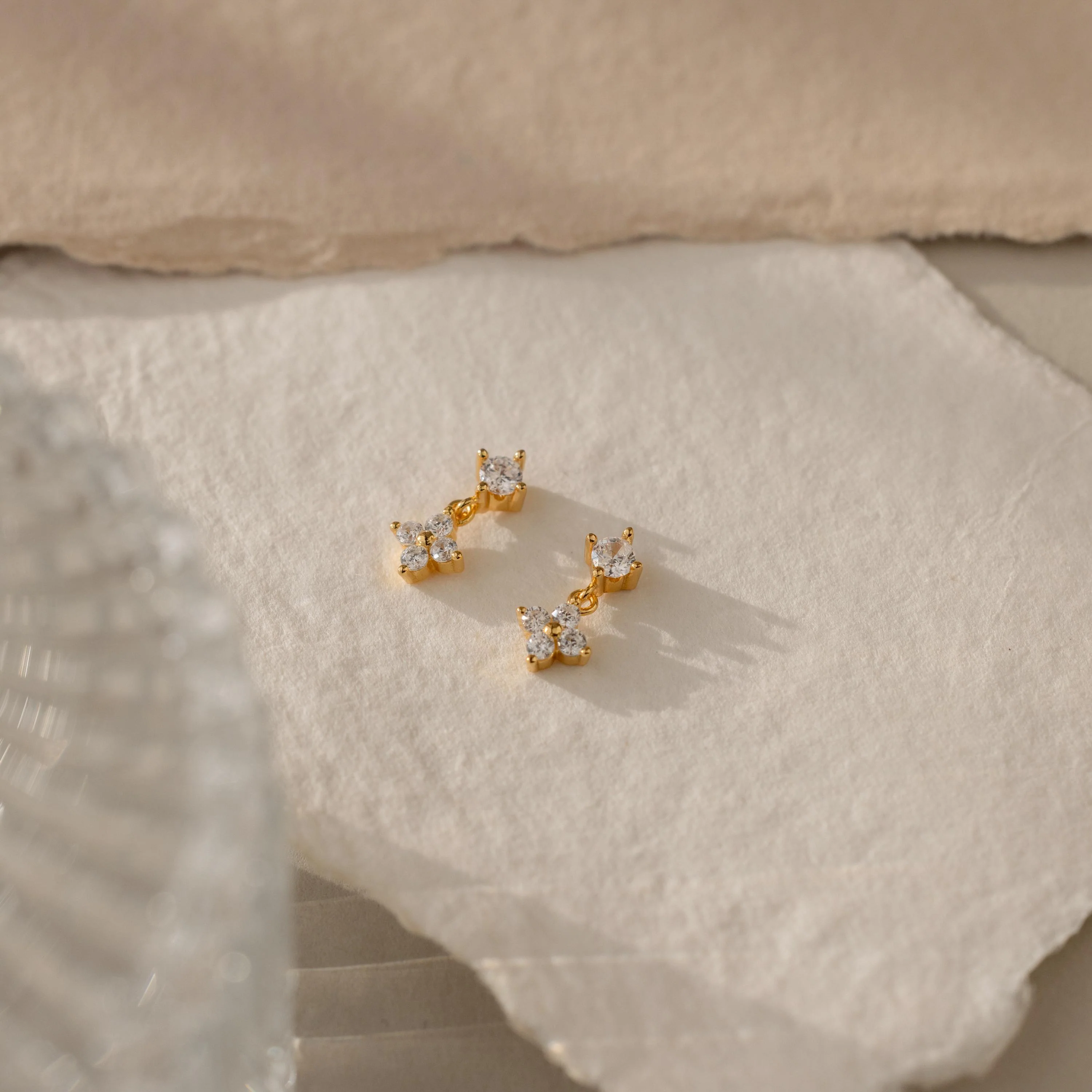 Ivy Flower Flat Back Studs - Image 5