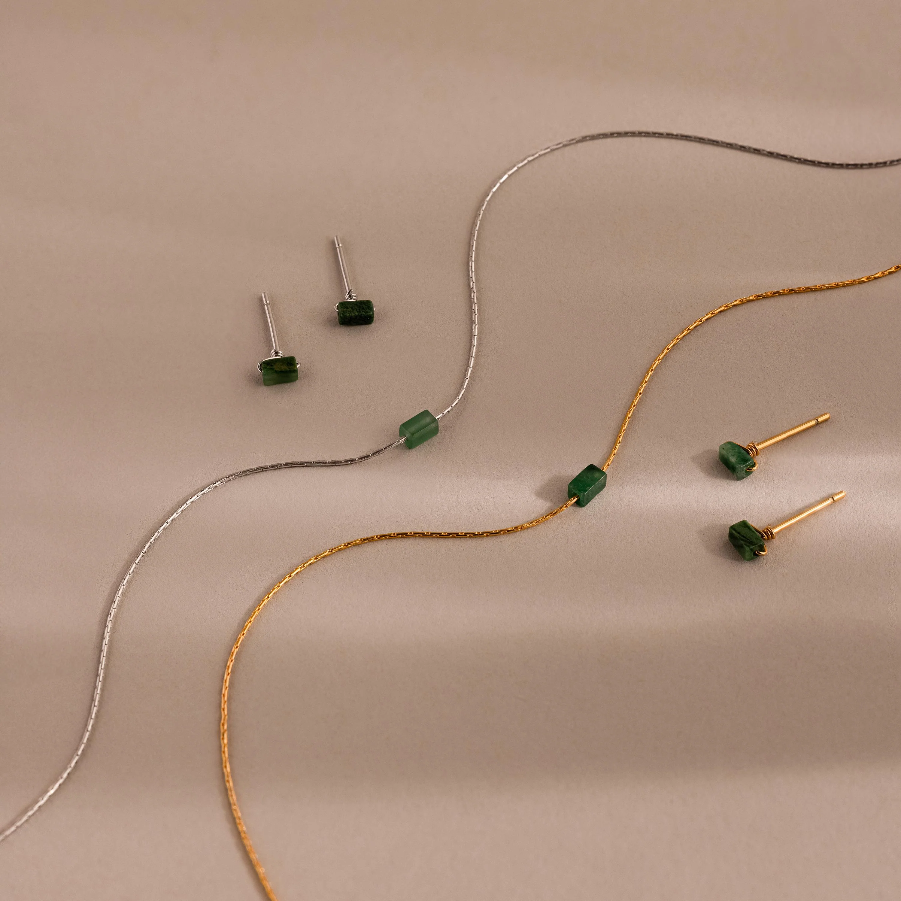Jade Bar Jewelry Set - Image 5