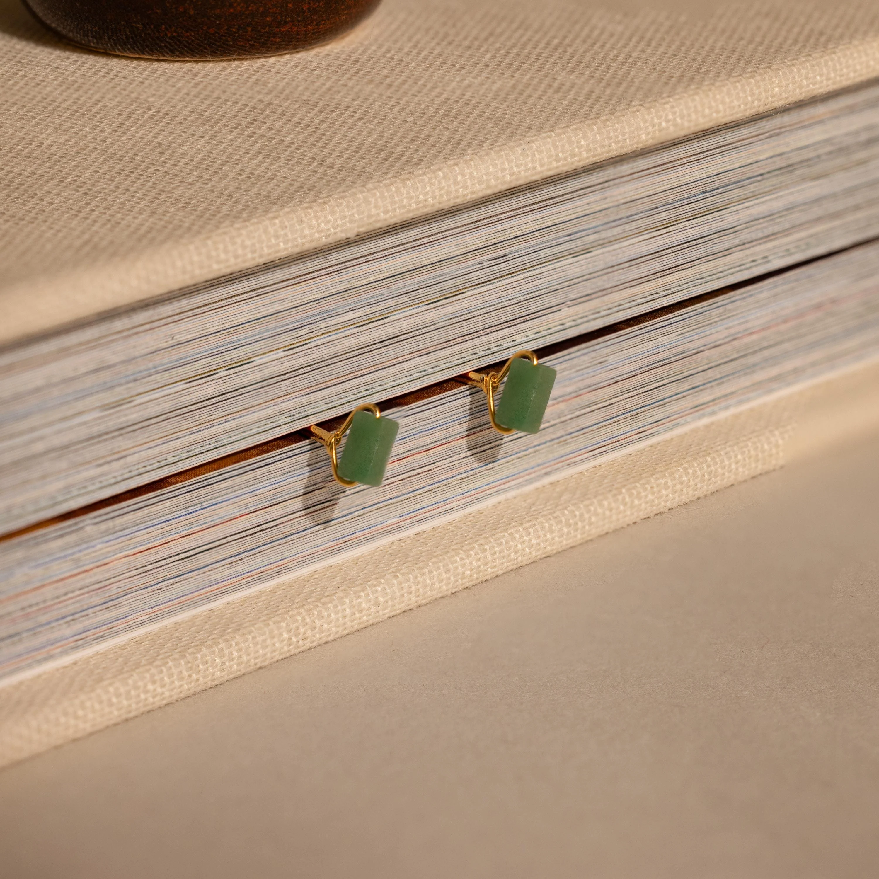 Jade Bar Studs - Image 4