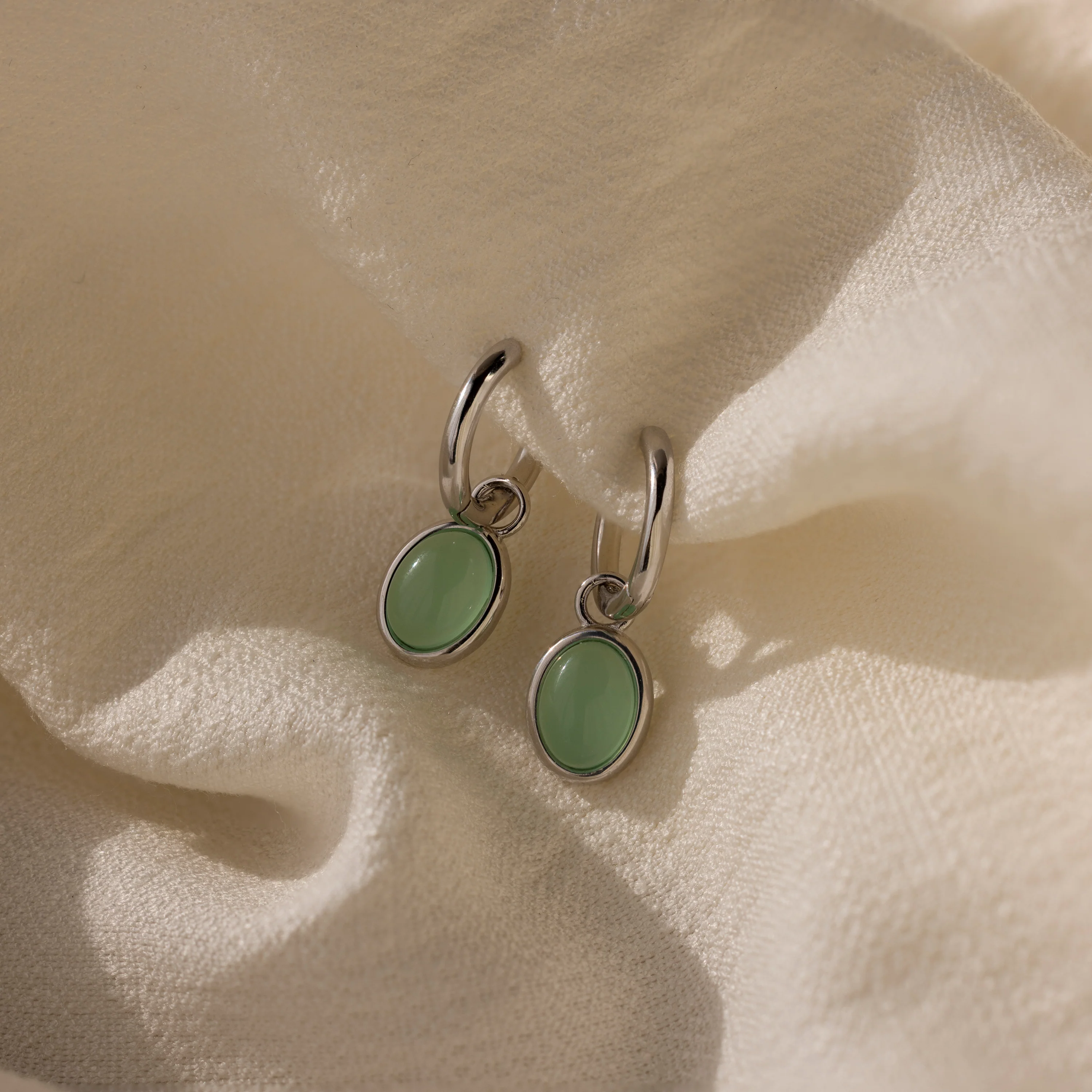 Jade Drop Hoops - Image 5