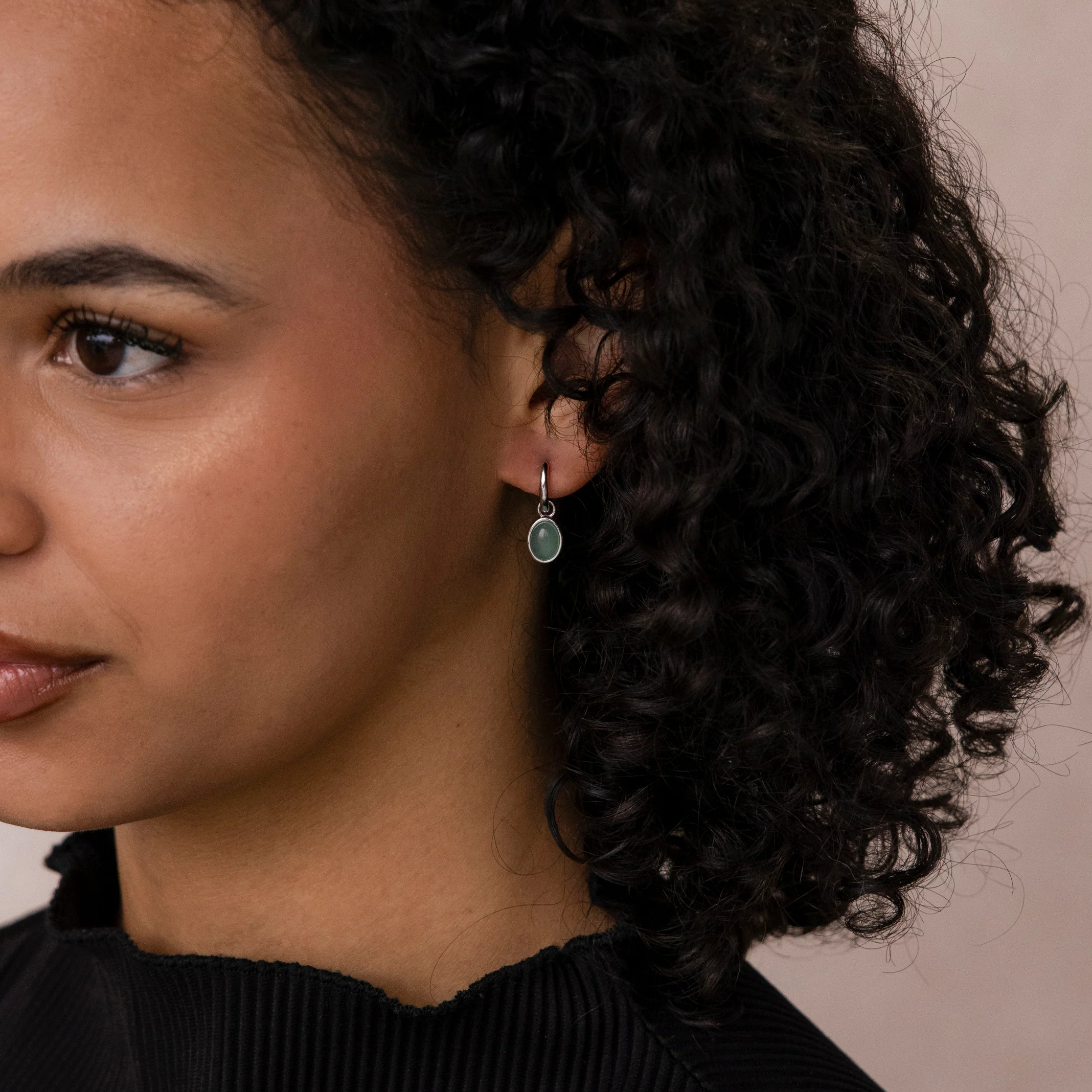 Jade Drop Hoops - Image 6