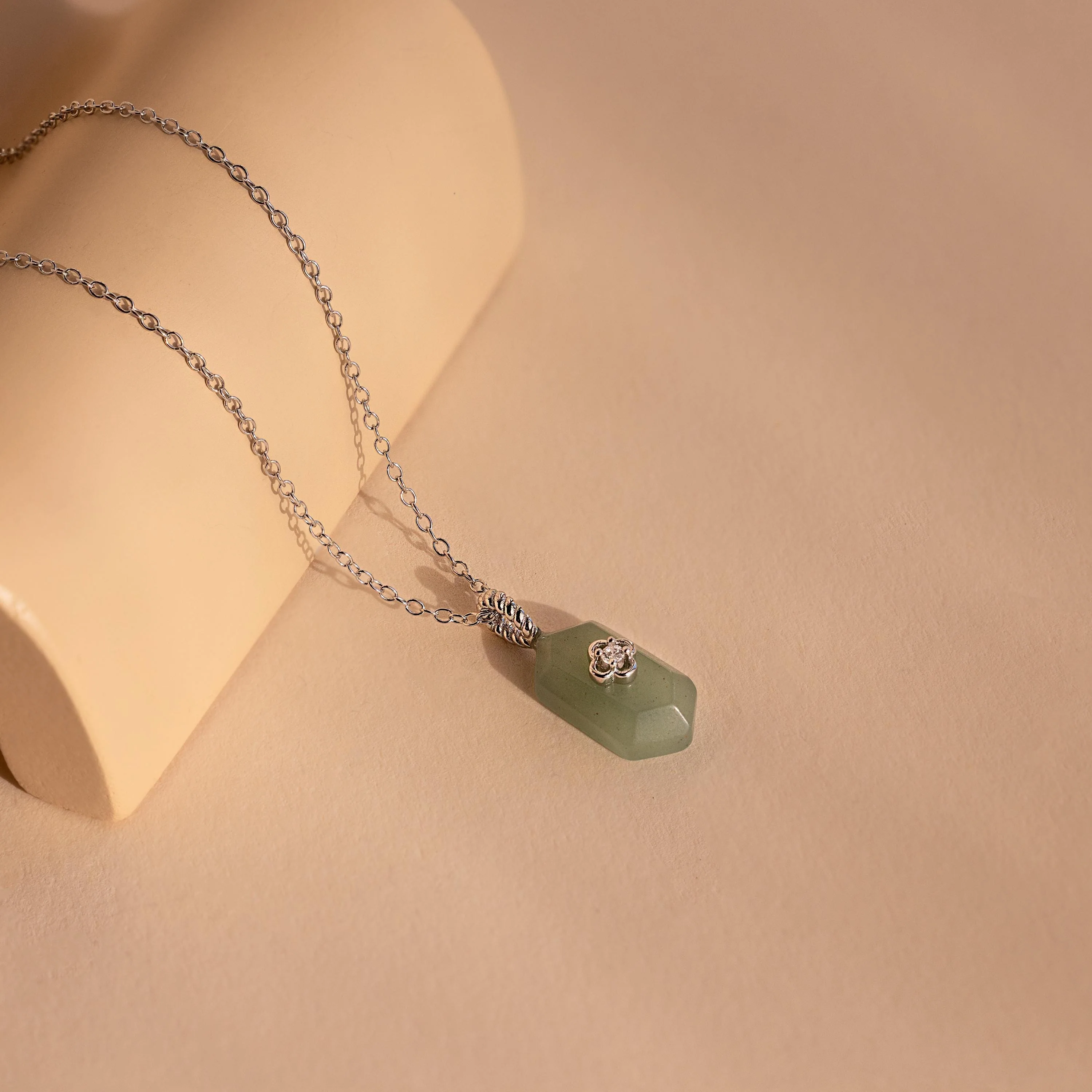 Jade Prism Necklace - Image 5