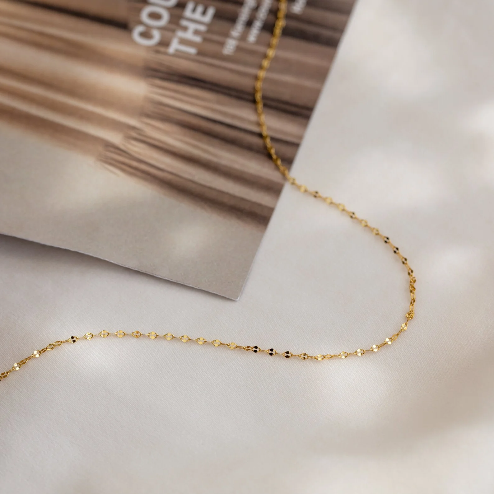 Josephine Chain Necklace in 18K Gold - Image 3