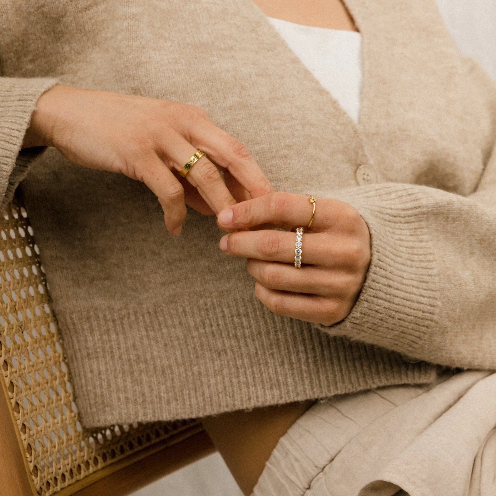 Knot Ring in Silver - Image 3
