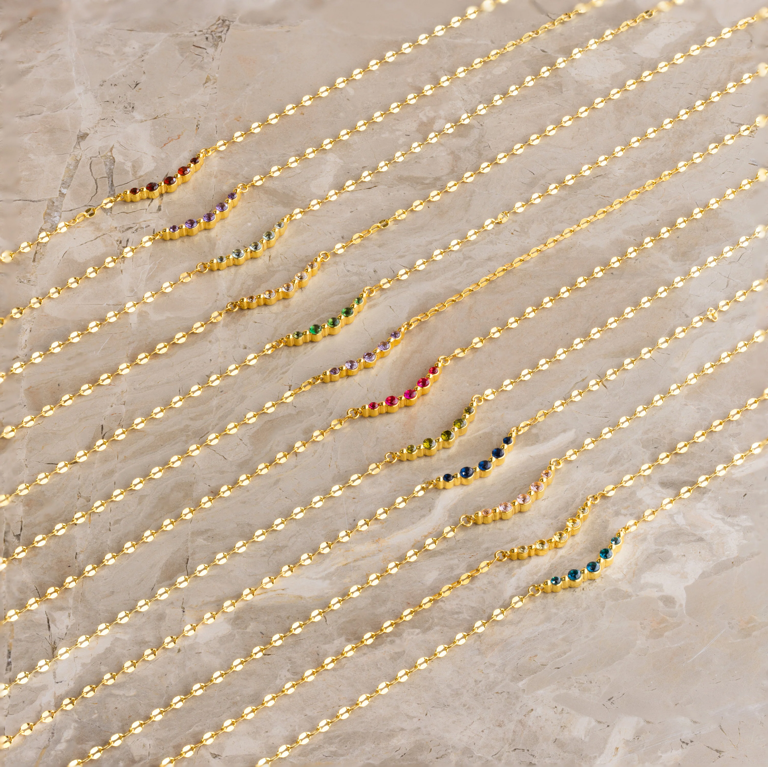 Lace Birthstone Necklace - Image 3