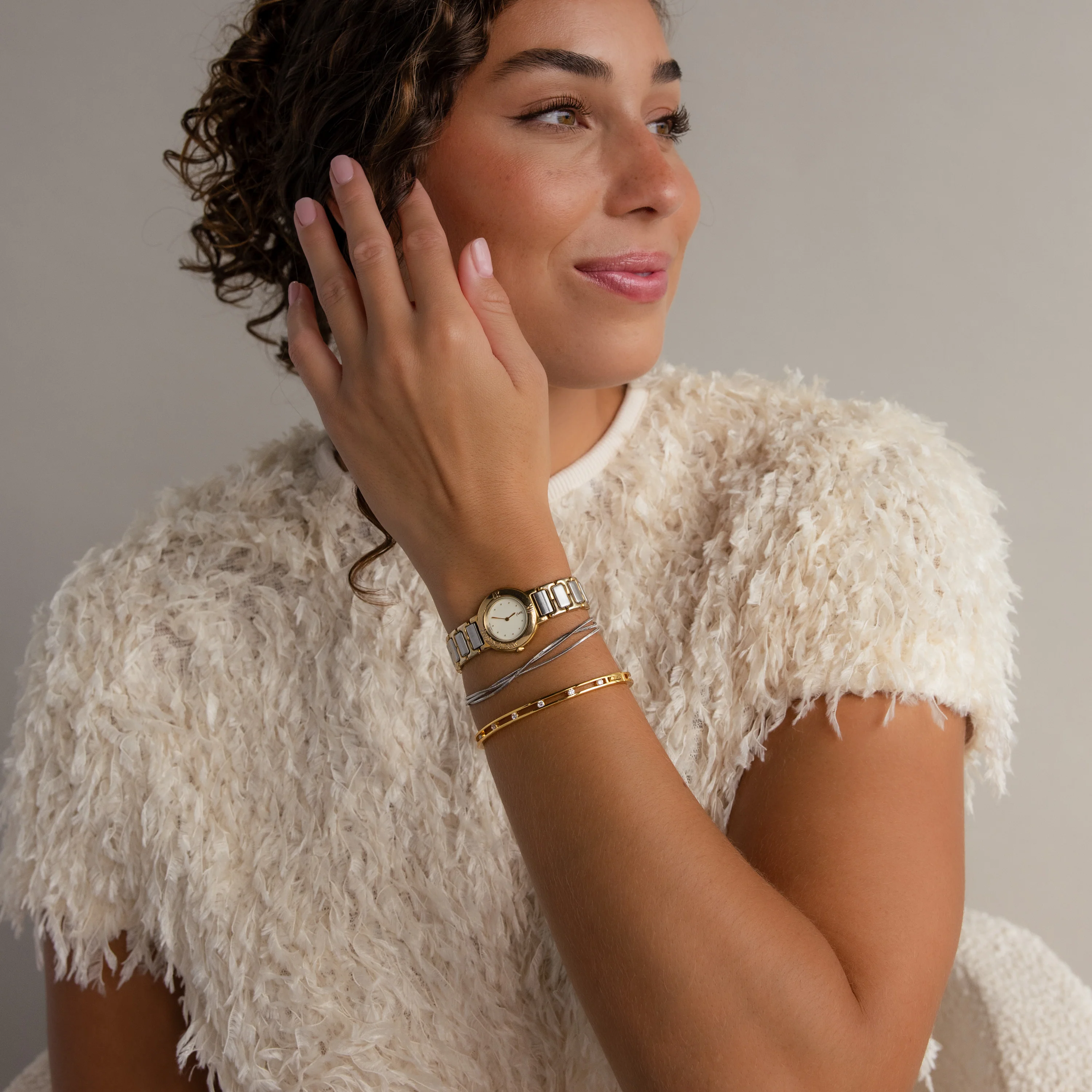 Lace Diamond Bangle - Image 6