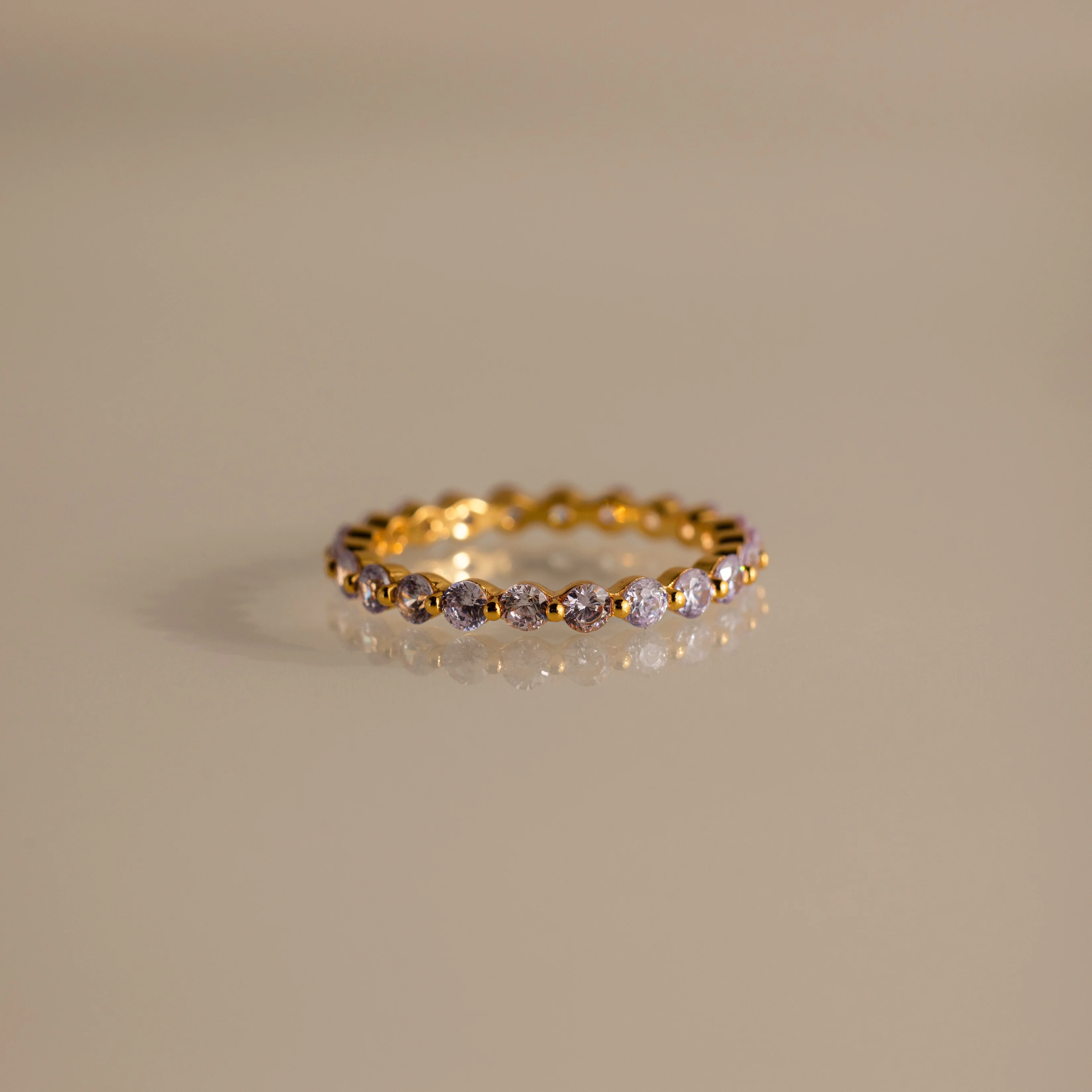 Lace Eternity Alexandrite Ring - Image 3