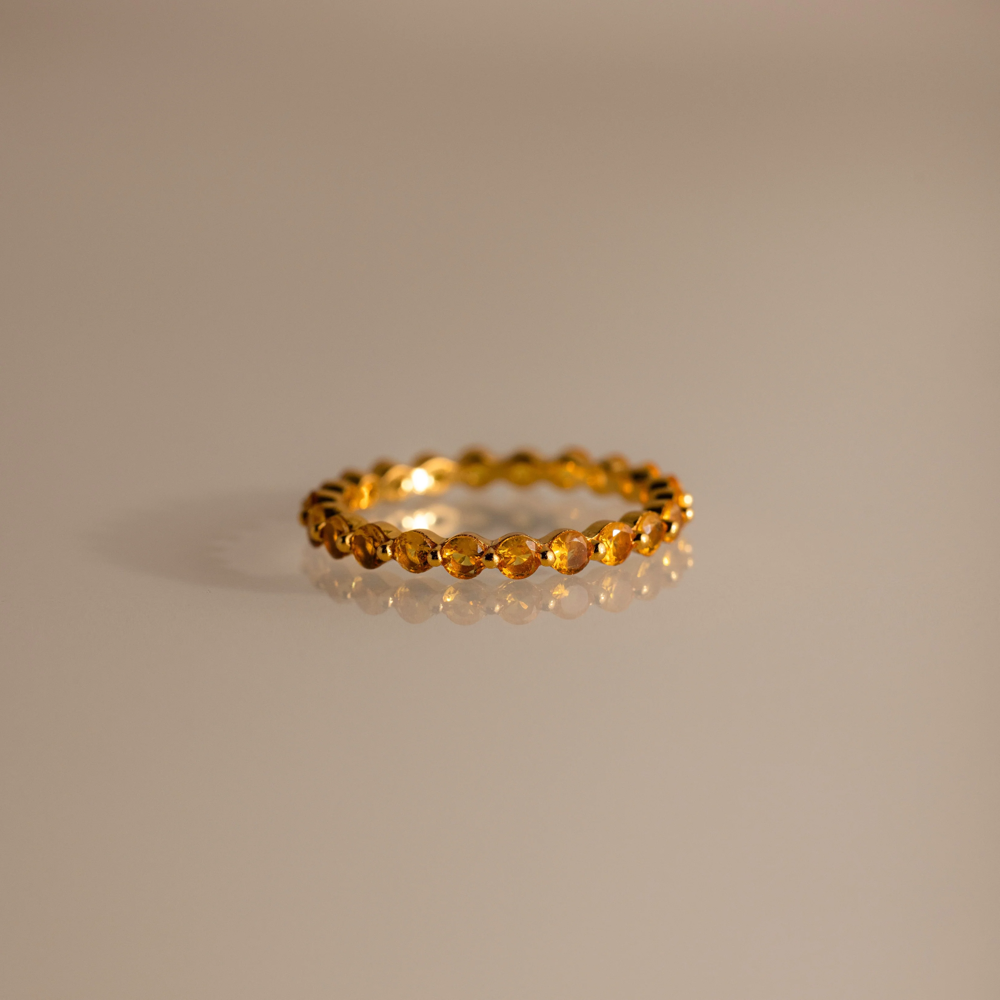 Lace Eternity Birthstone Ring - Image 15