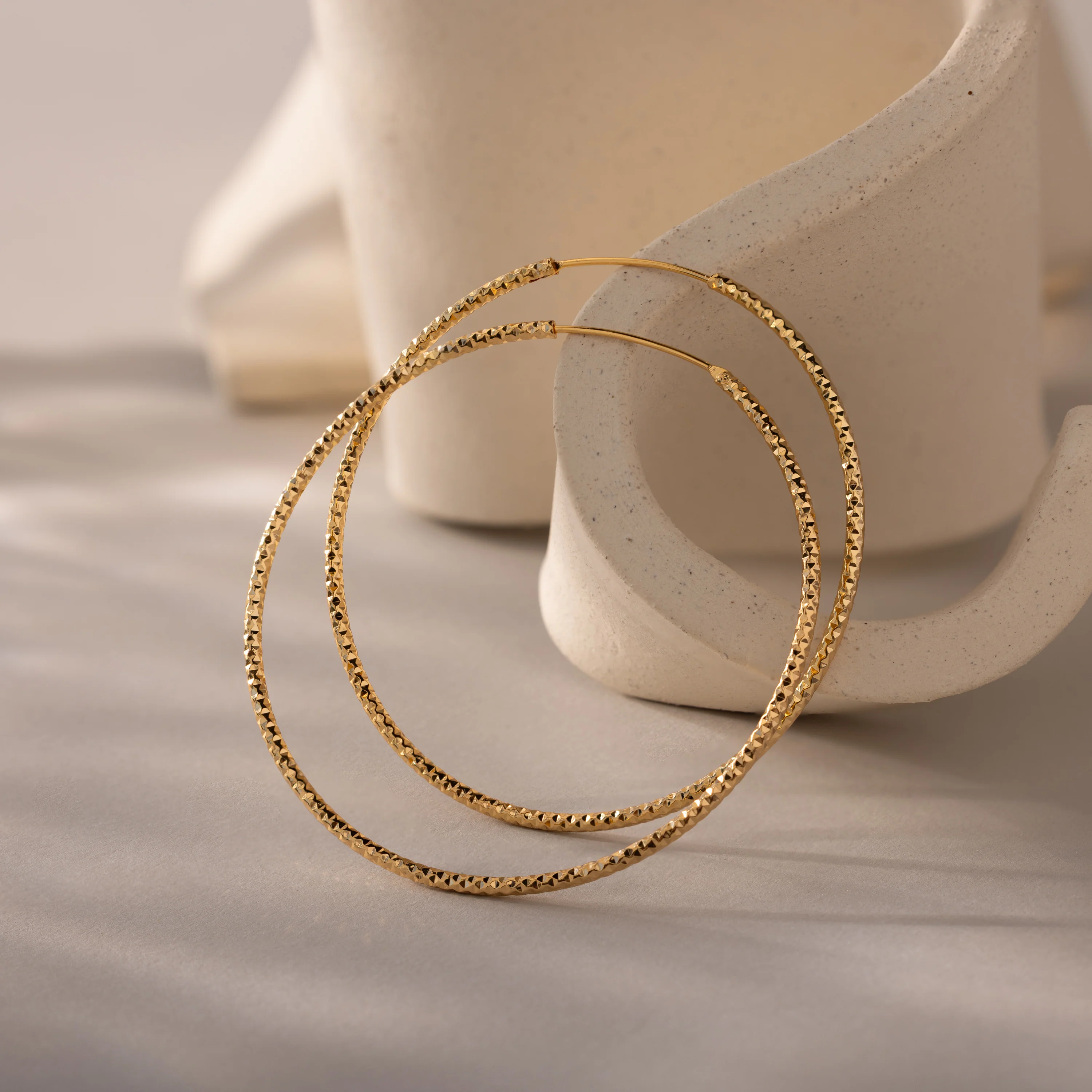 Large Sparkle Hoops - Image 5
