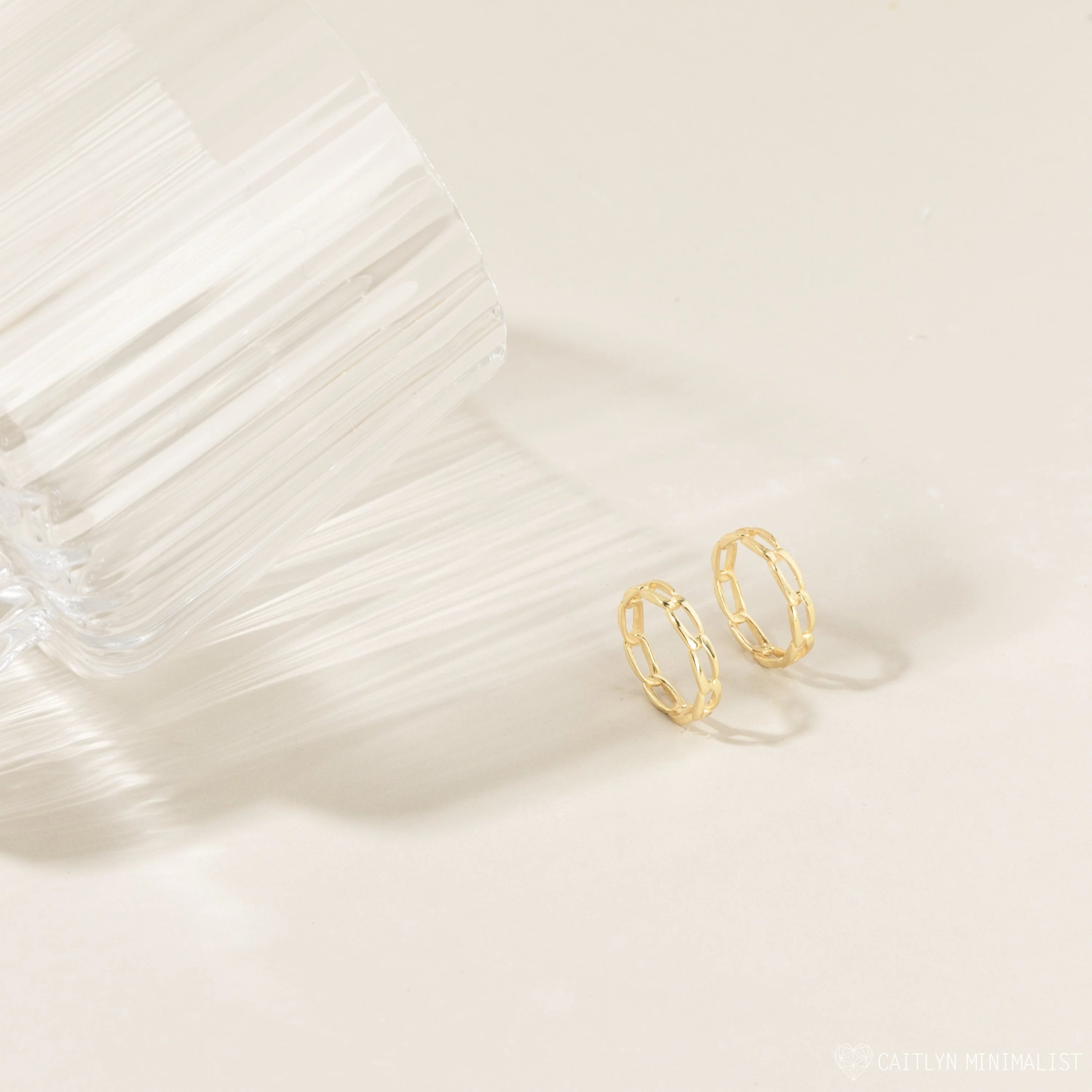 Link Ring in 18K Gold - Image 5