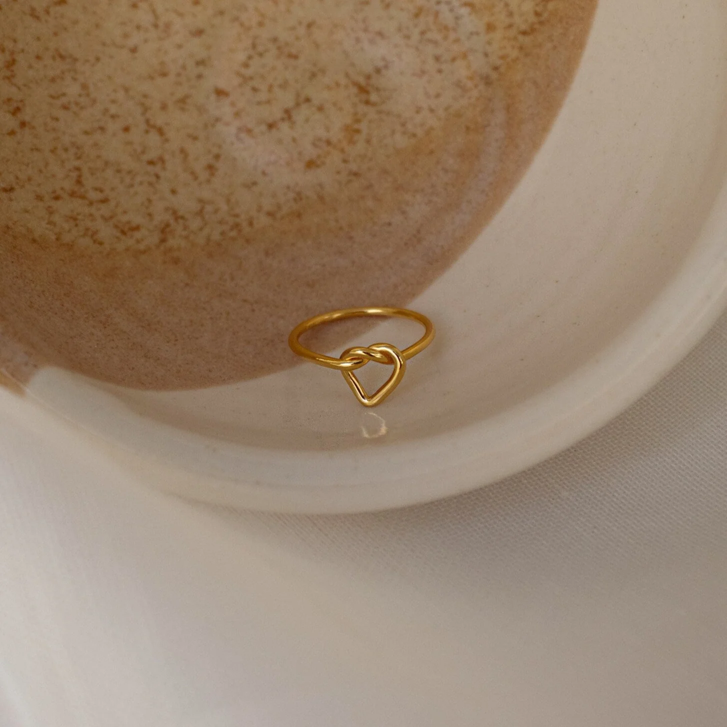 Love Heart Knot Ring - Image 4