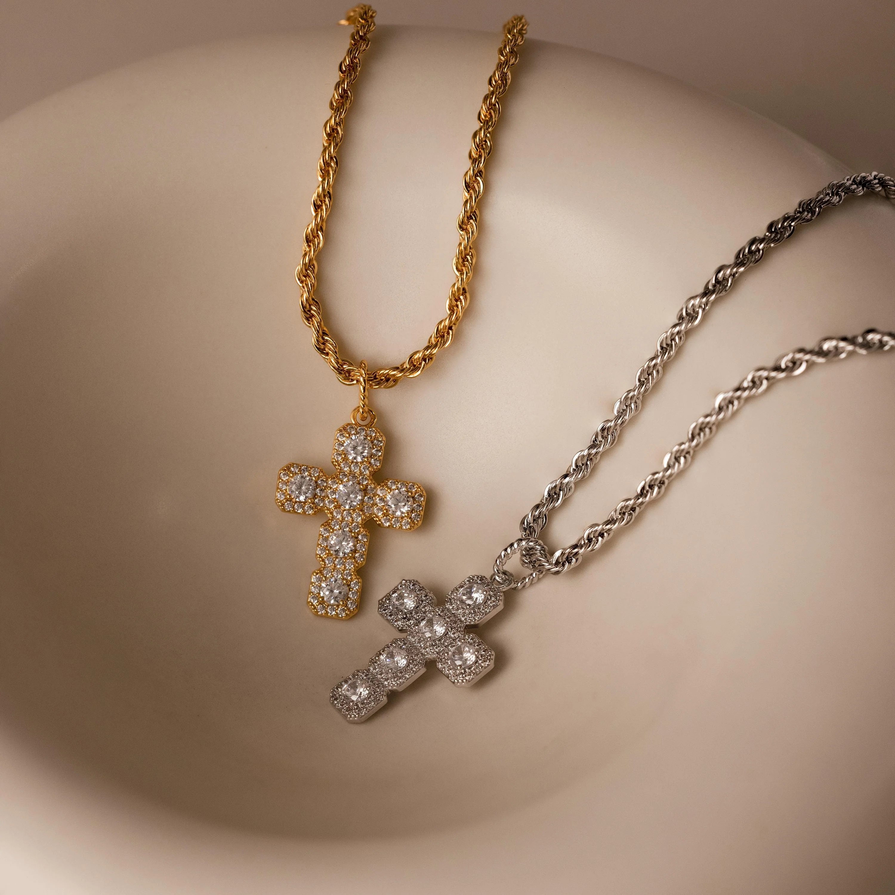 Majesty Cross Necklace - Image 4