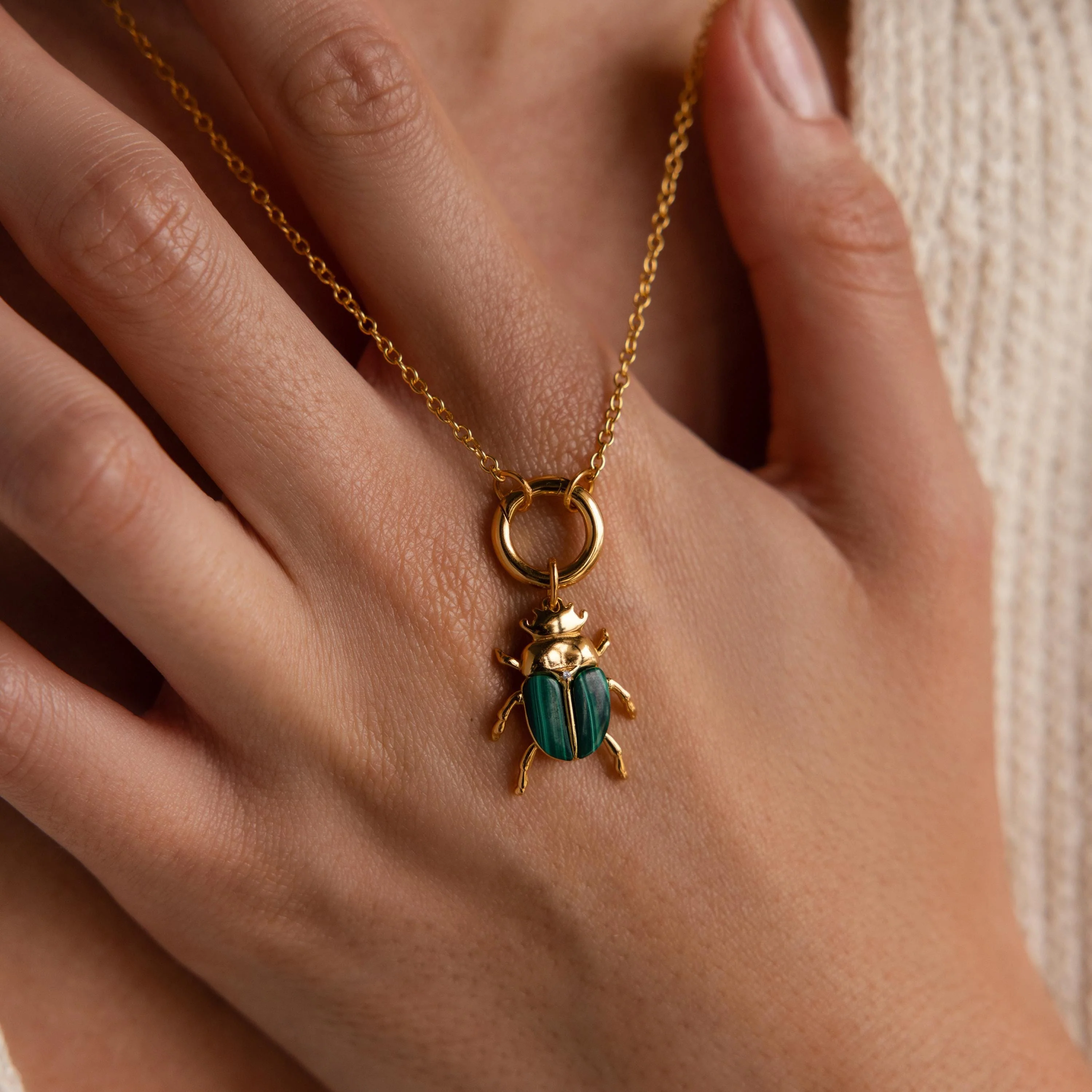 Malachite Beetle Charm - Image 3