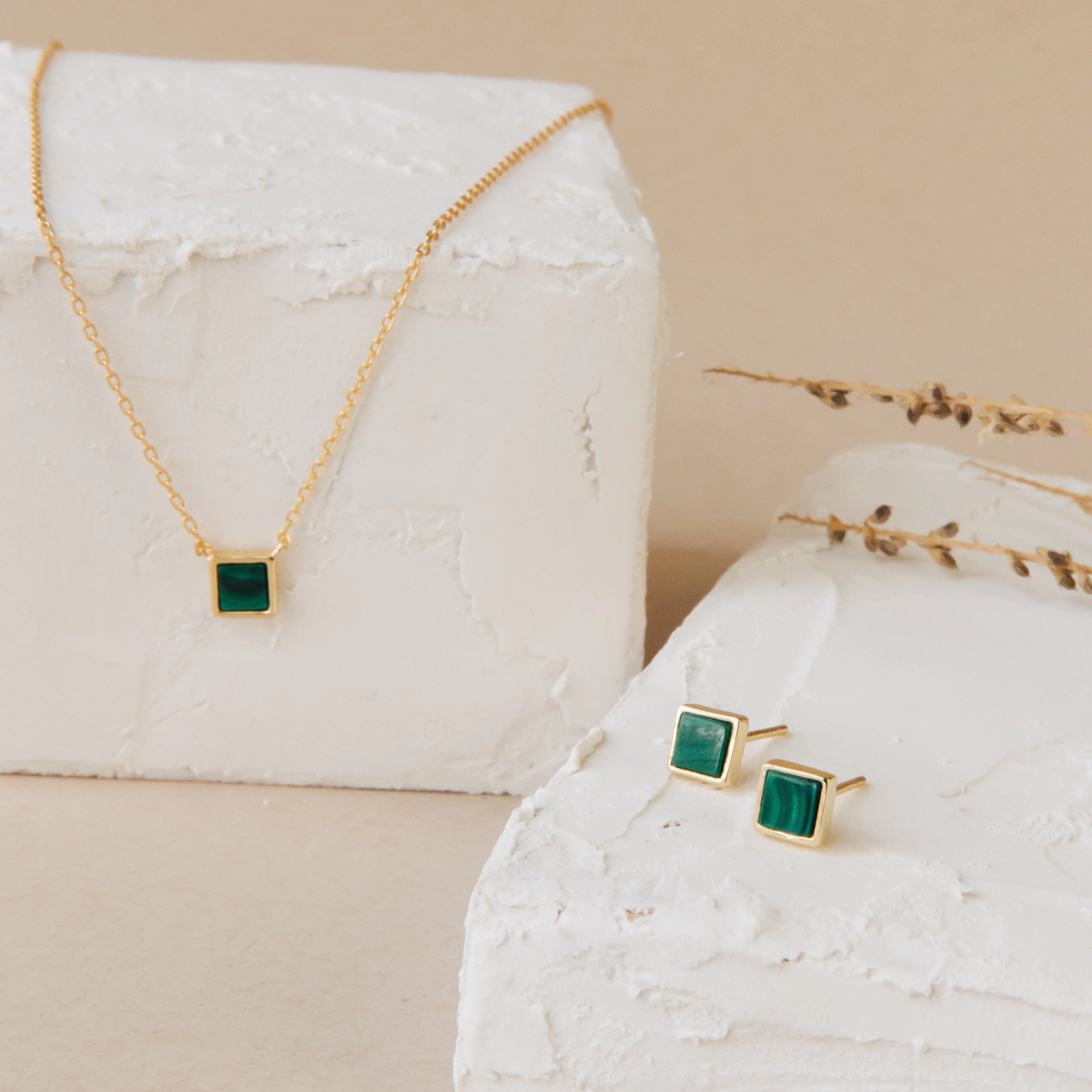 Malachite Studs - Image 3