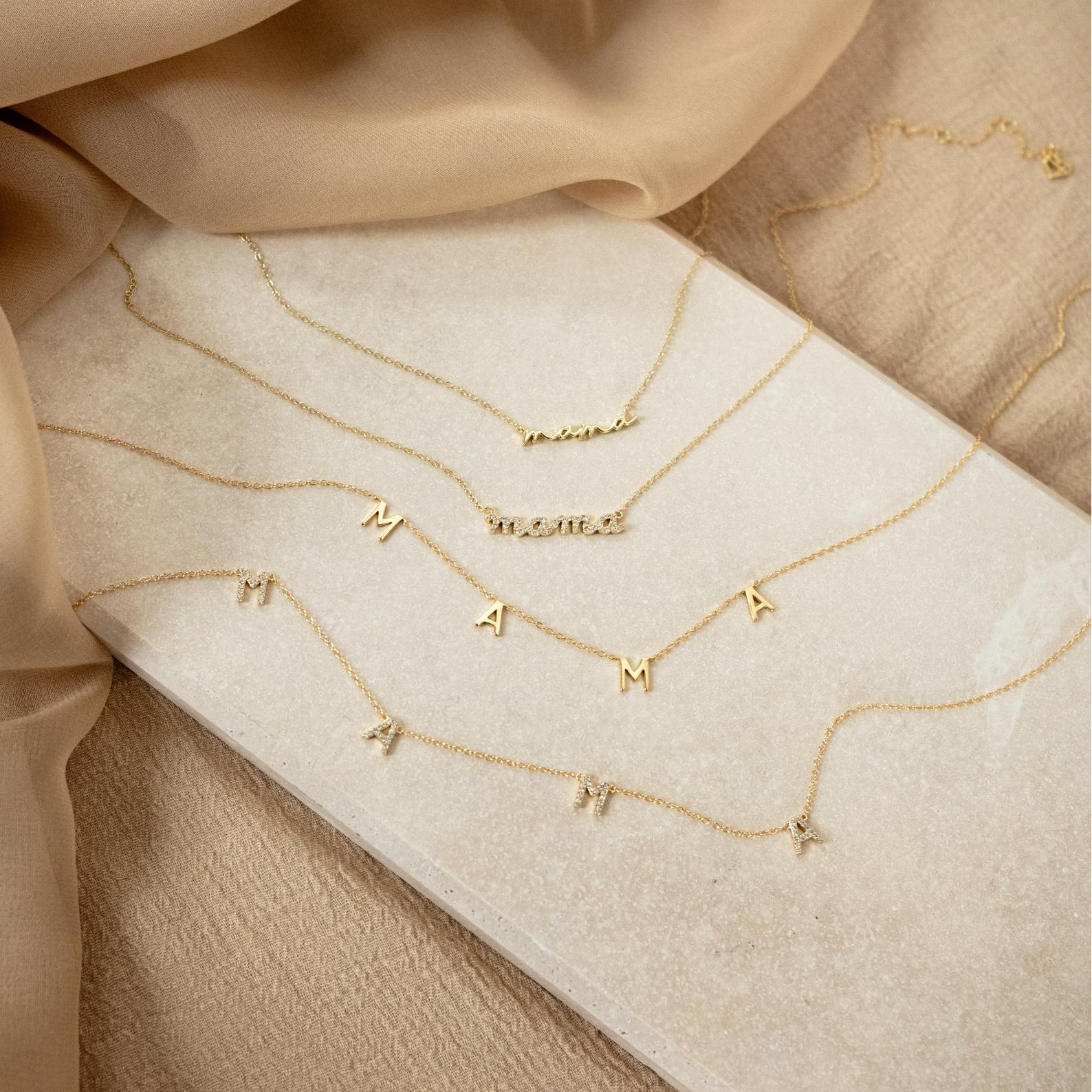 Mama Letter Necklace - Image 8