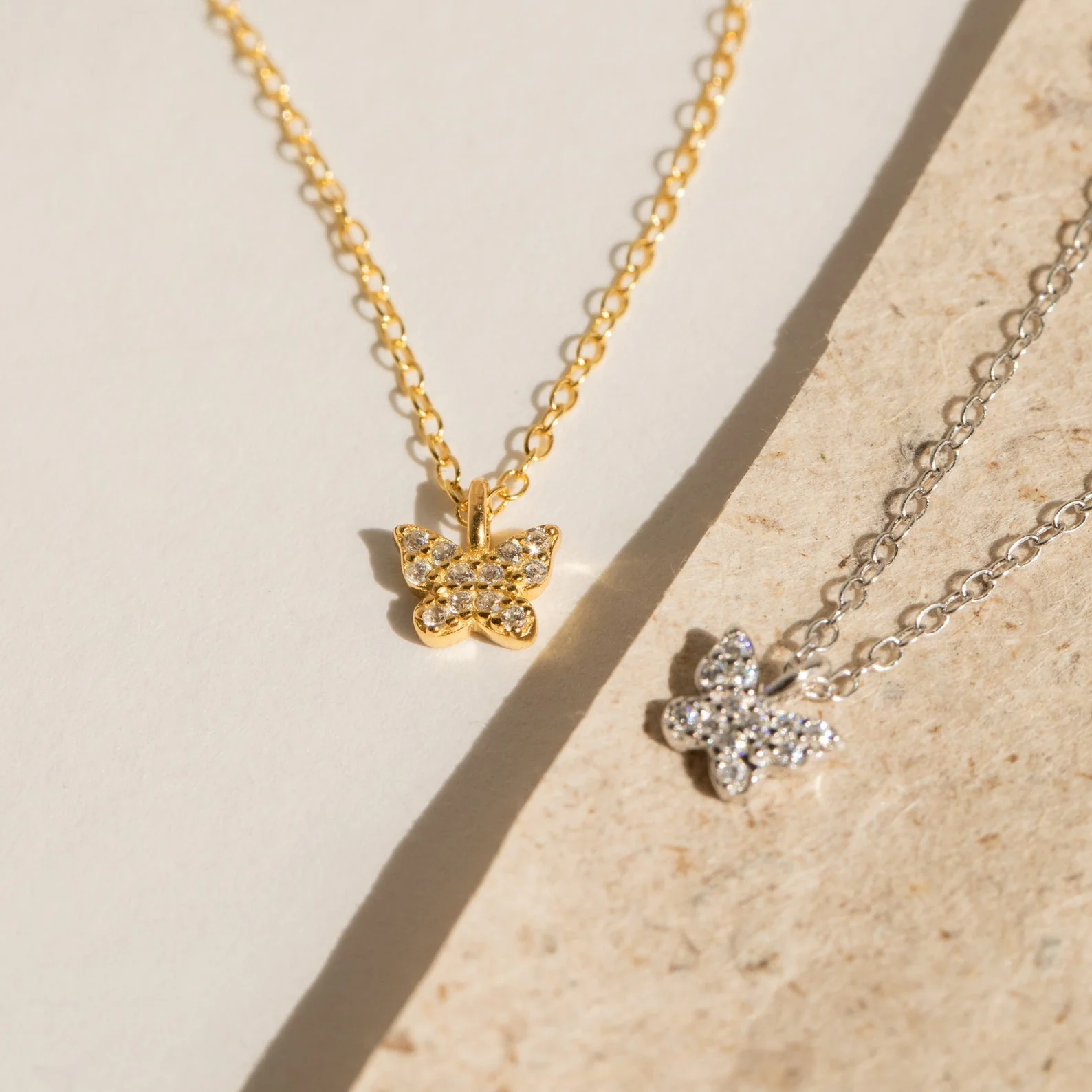 Mandy Pave Butterfly Necklace - Image 5