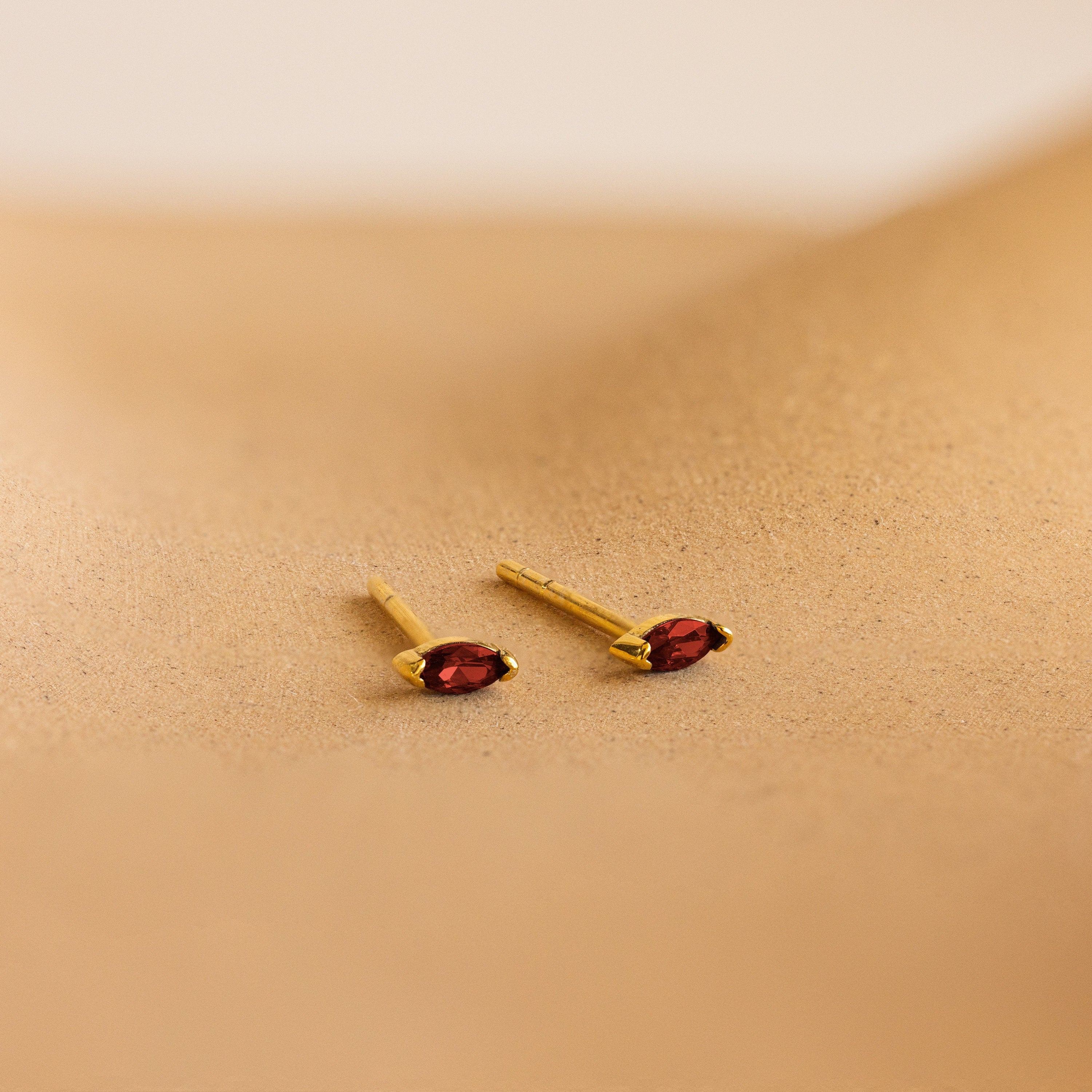 Marquise Birthstone Studs - Image 3