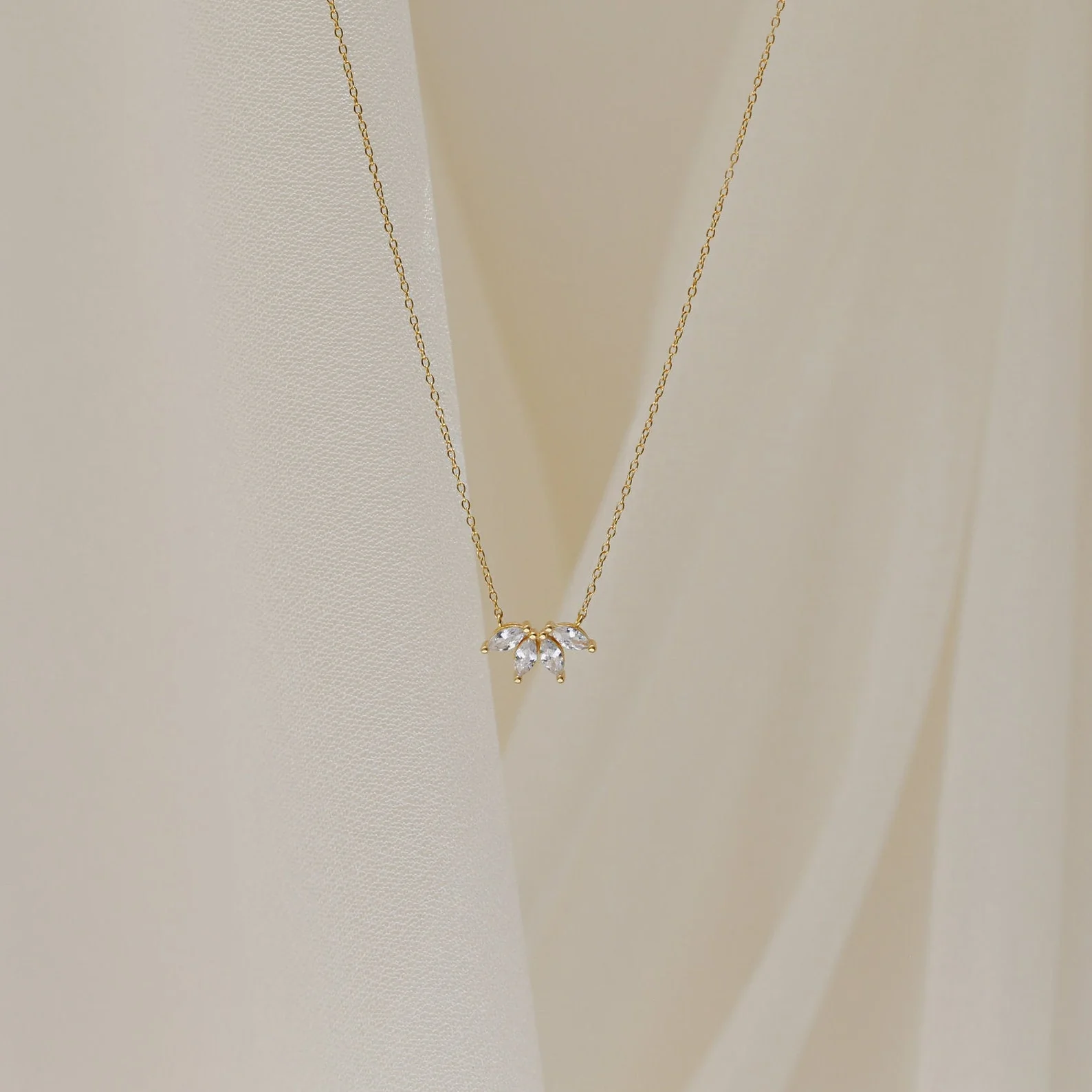 Marquise Diamond Necklace - Image 4