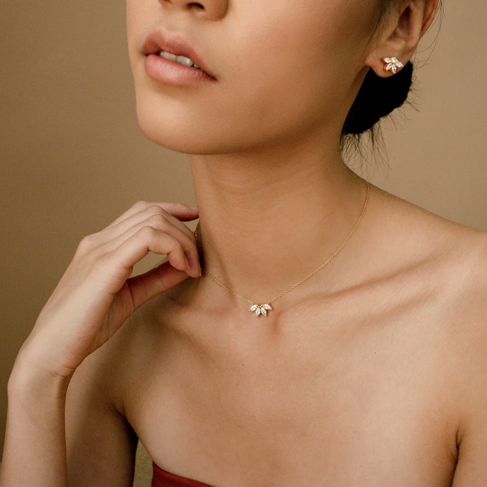 Marquise Diamond Necklace - Image 8