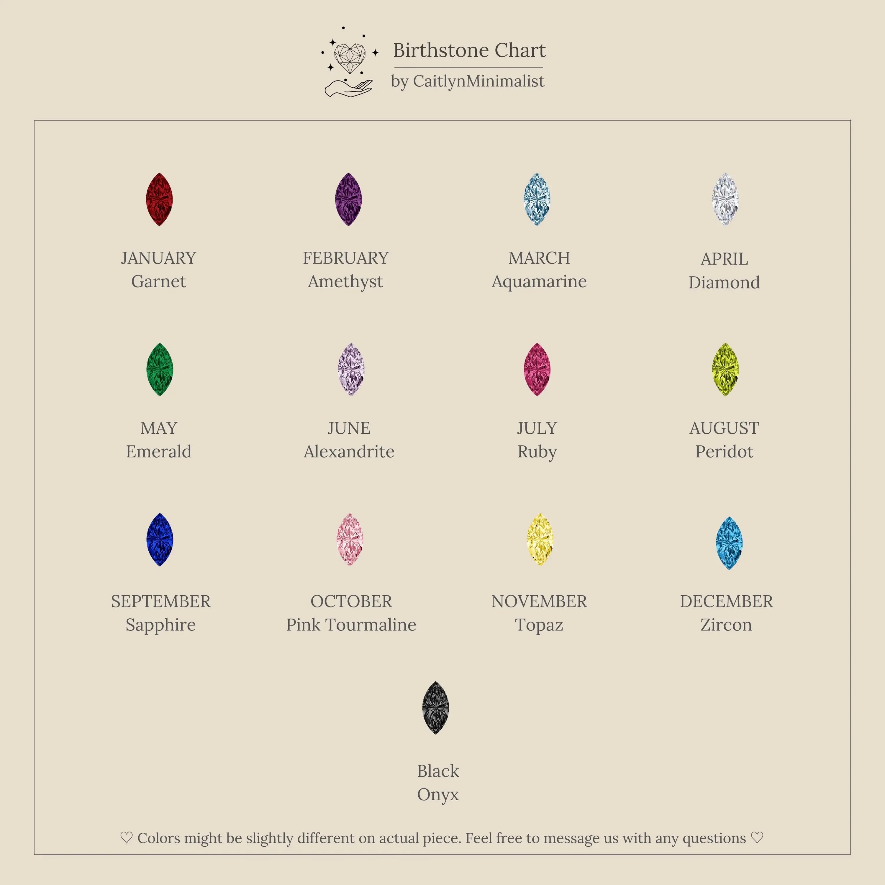 Marquise Infinity Birthstone Ring - Image 8