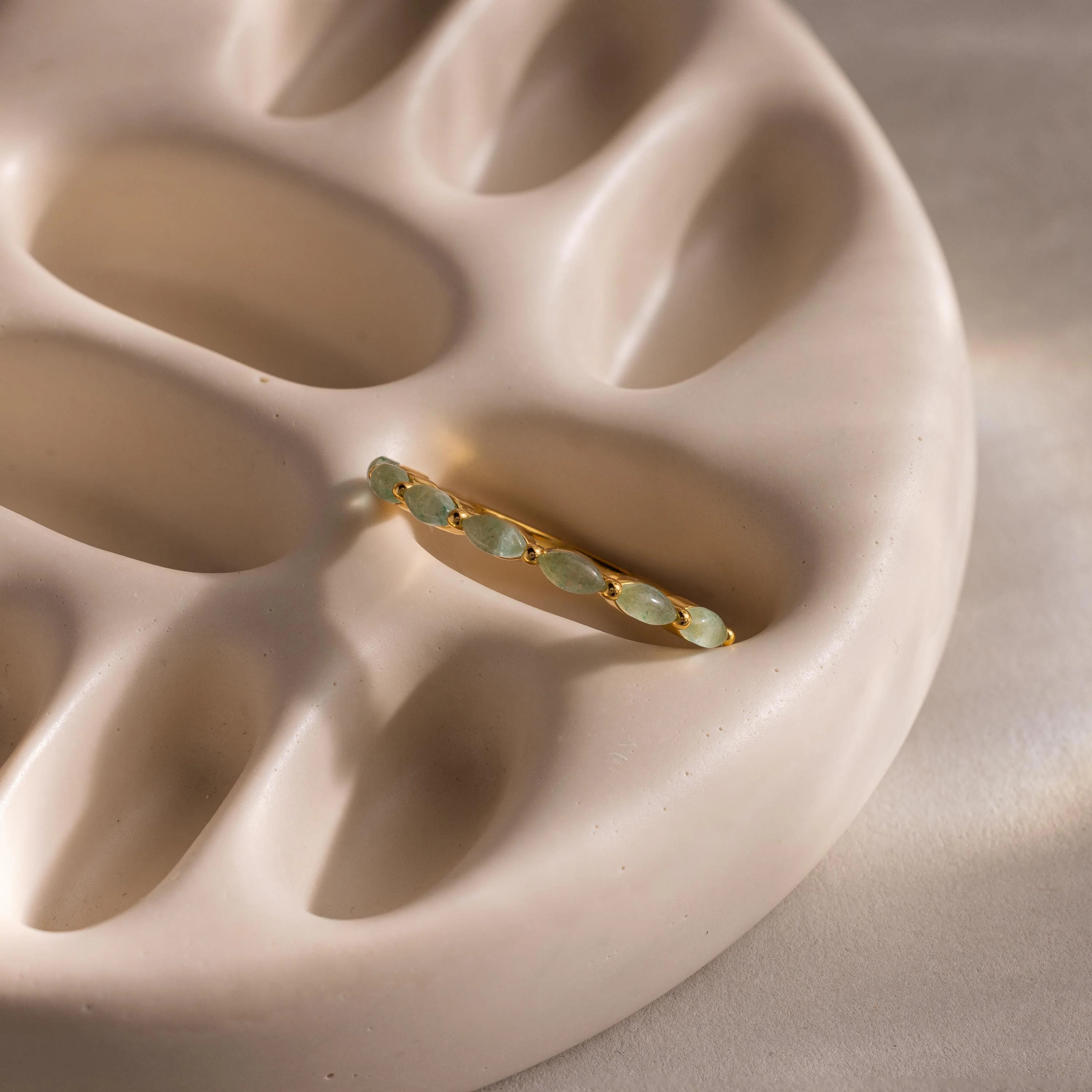 Marquise Jade Ring - Image 3