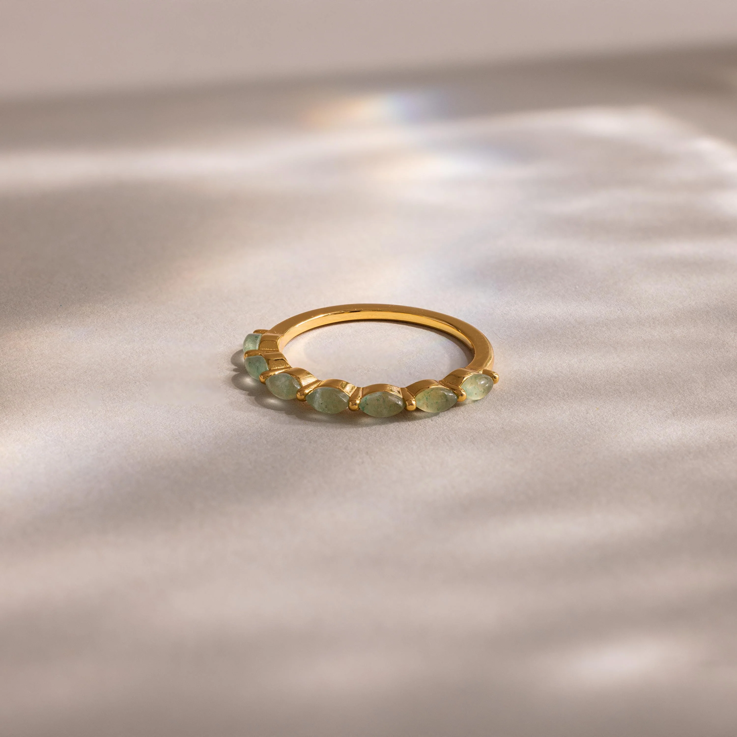 Marquise Jade Ring - Image 5