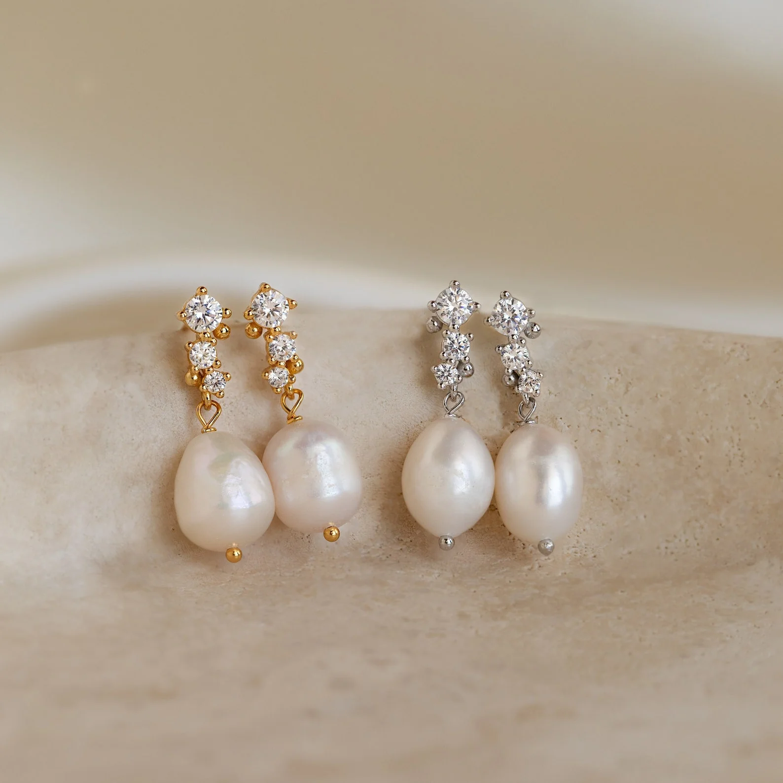 Millie Drop Earrings - Image 3