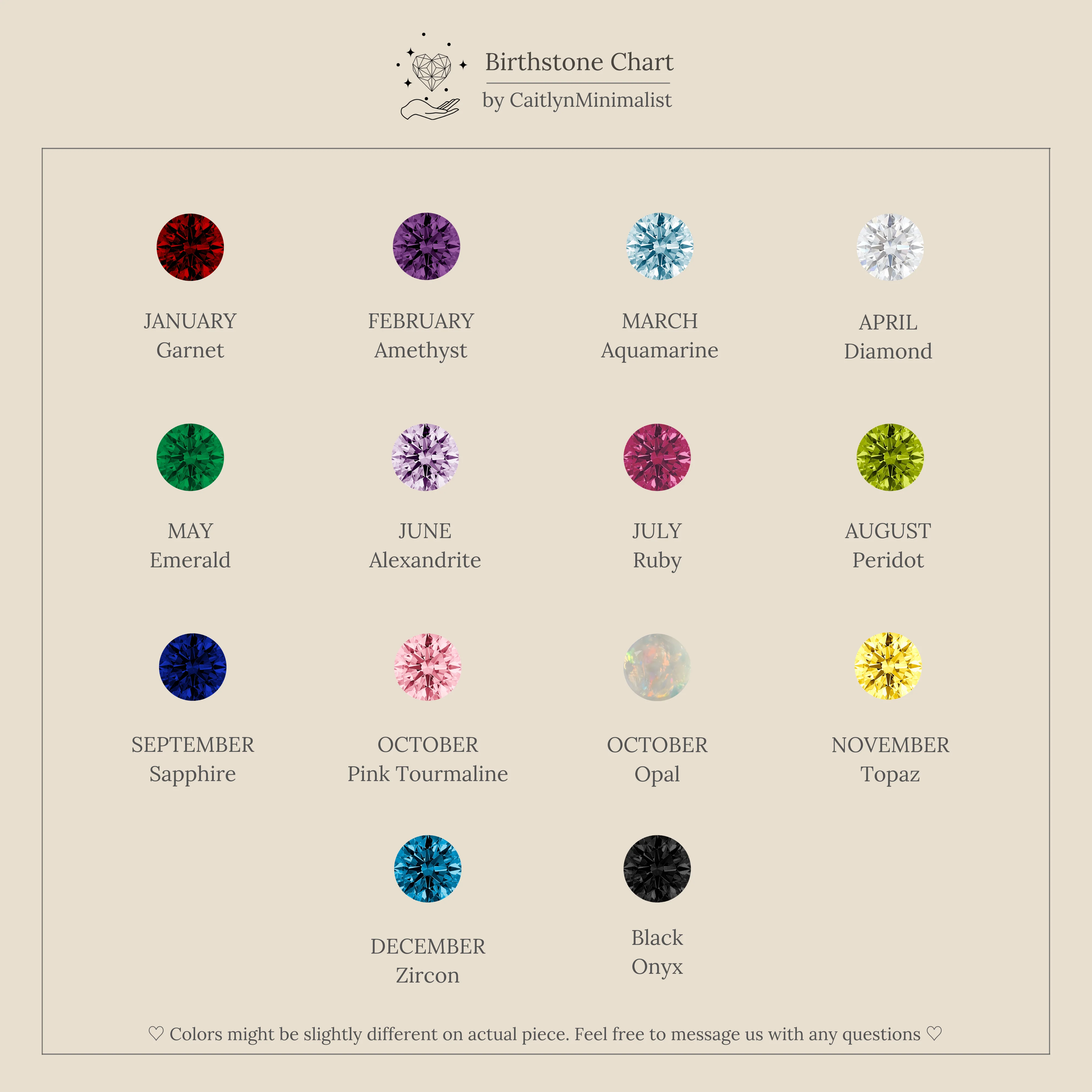 Eternity Tennis Birthstone Ring - Image 8