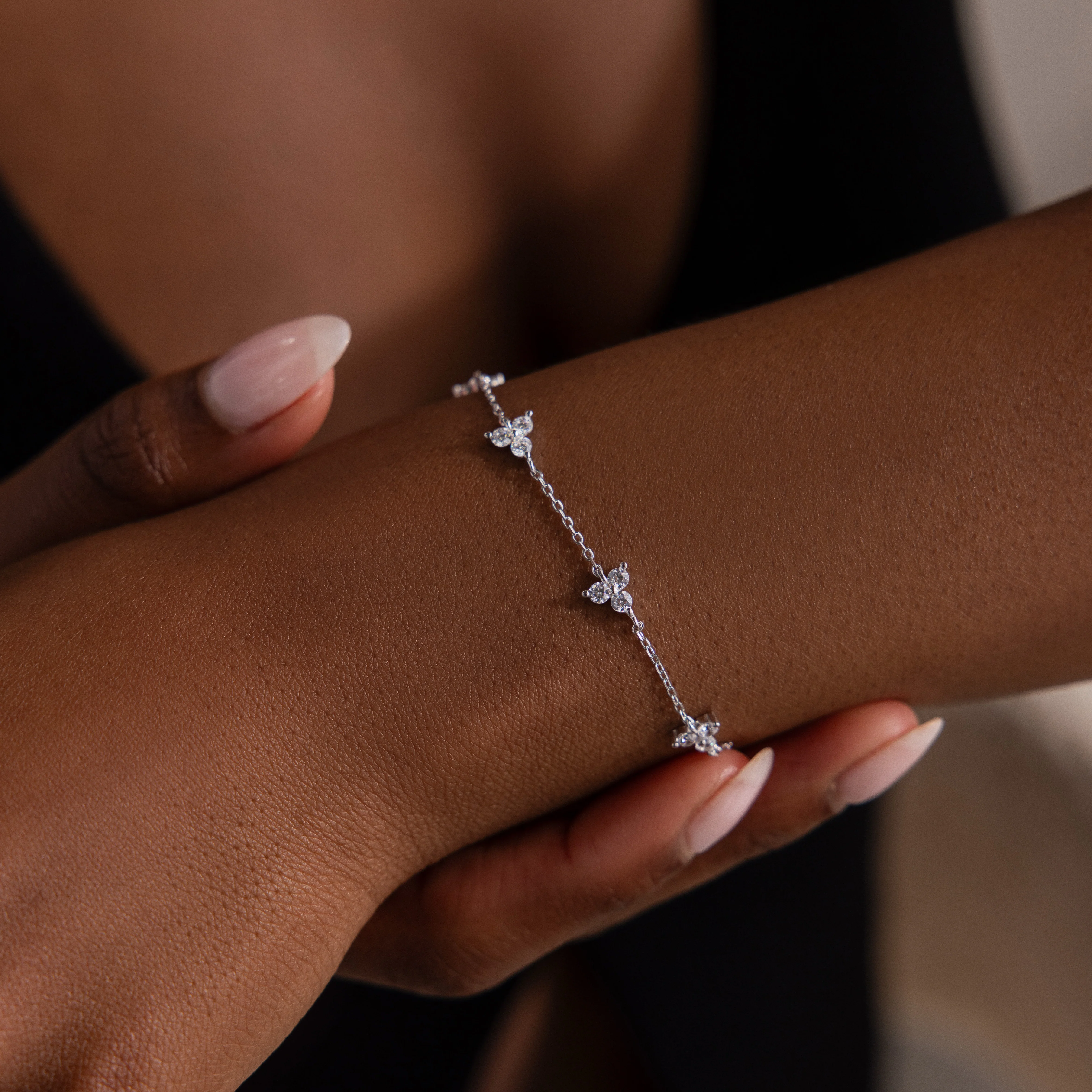 Mini Lily Diamond Bracelet - Image 4