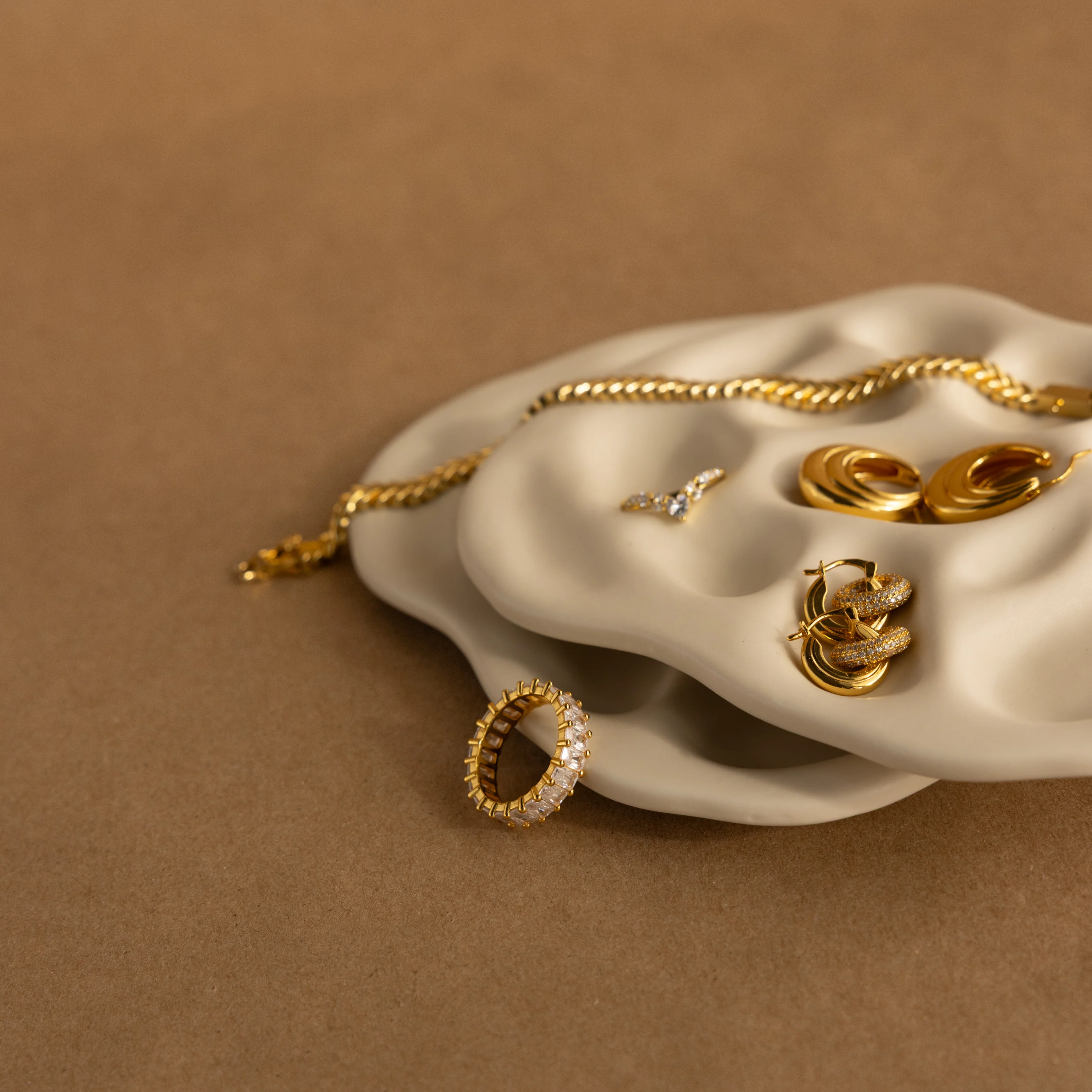 Mini Organic Treasure Trove Jewelry Dish - Image 5