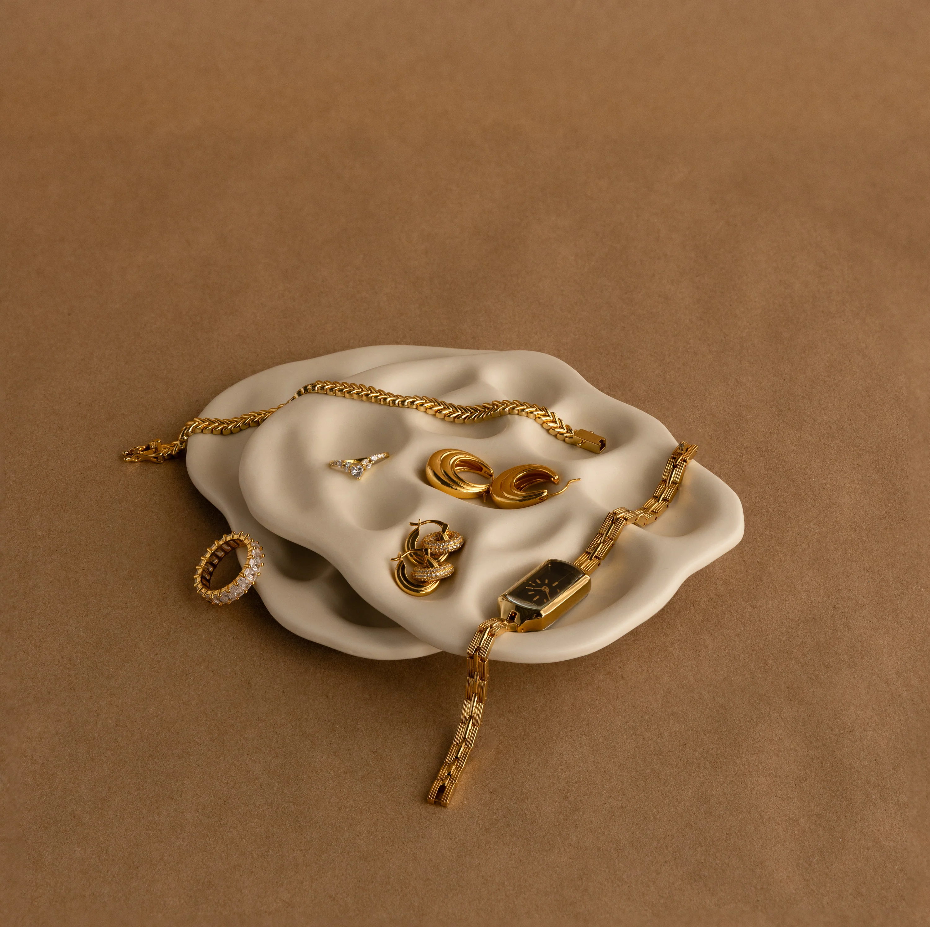 Mini Organic Treasure Trove Jewelry Dish - Image 6