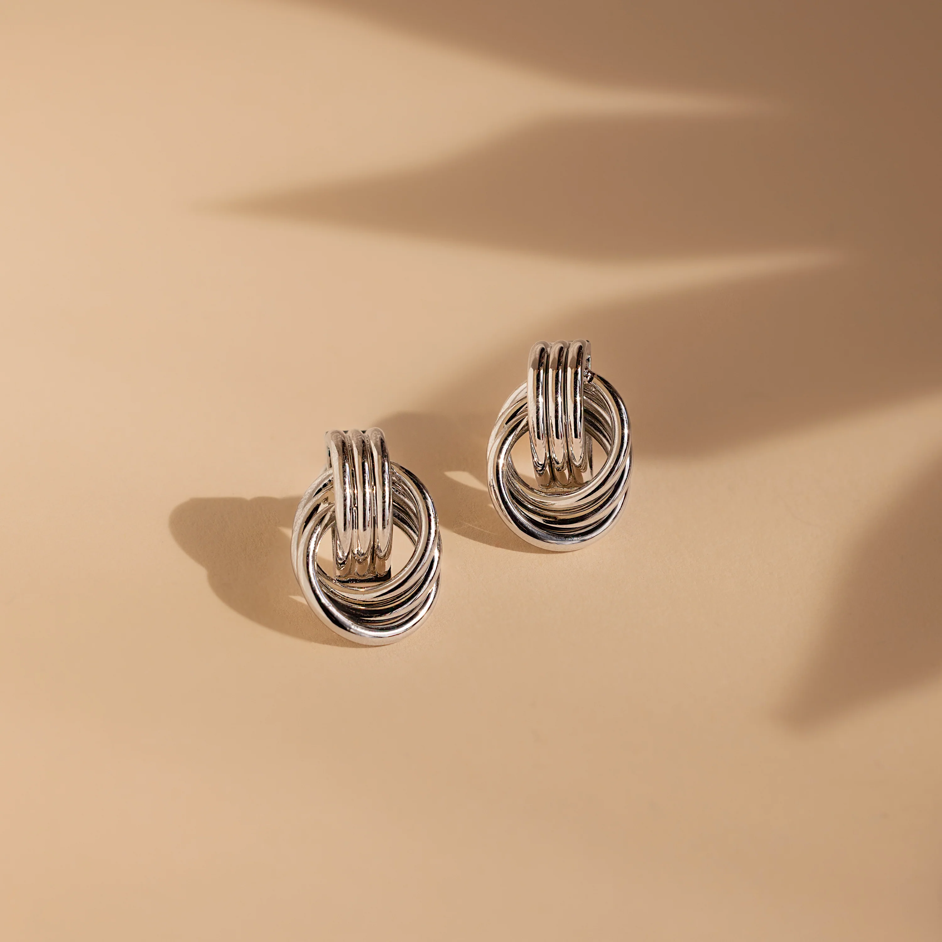 Mini Triple Knot Earrings - Image 3