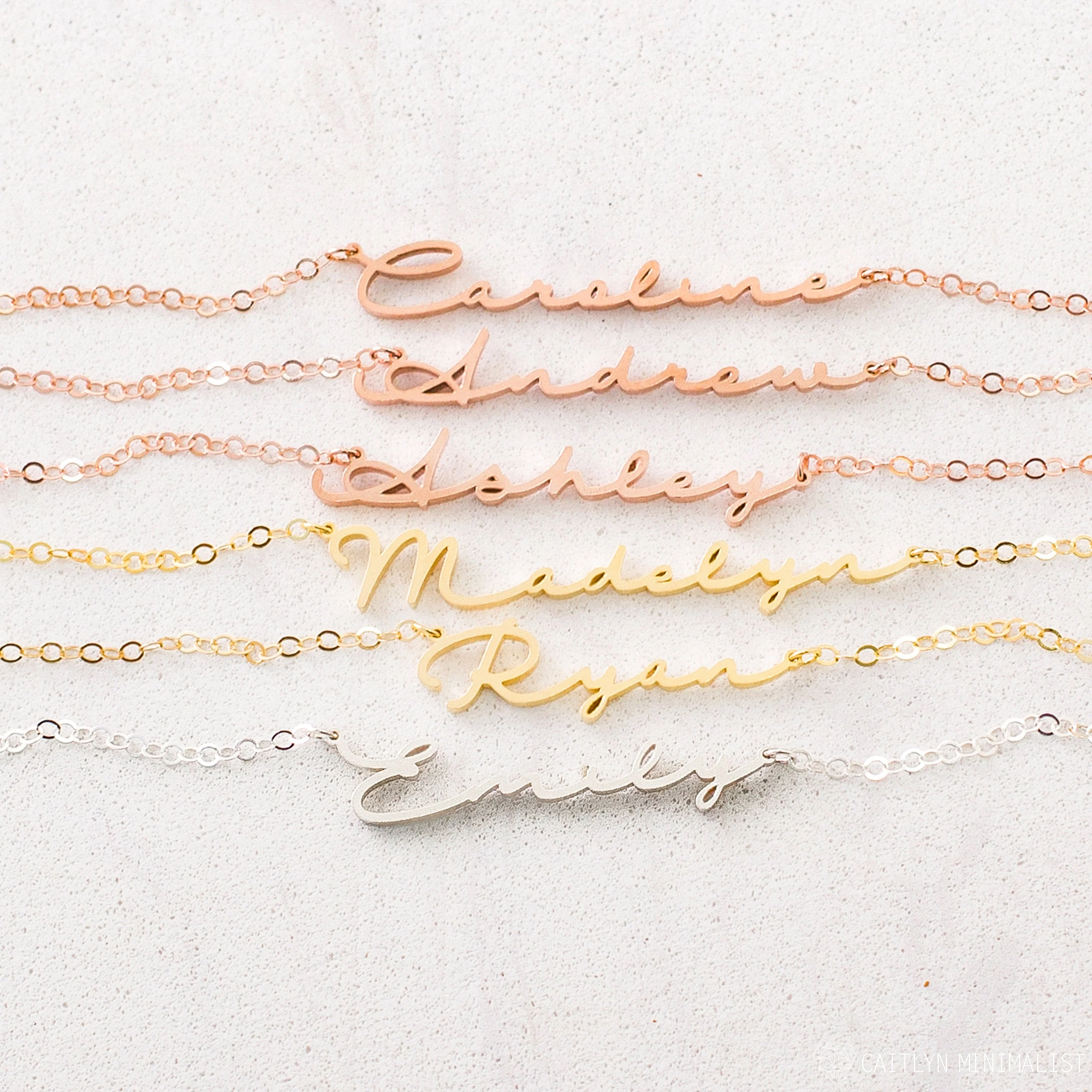Minimal Name Necklace - Image 4