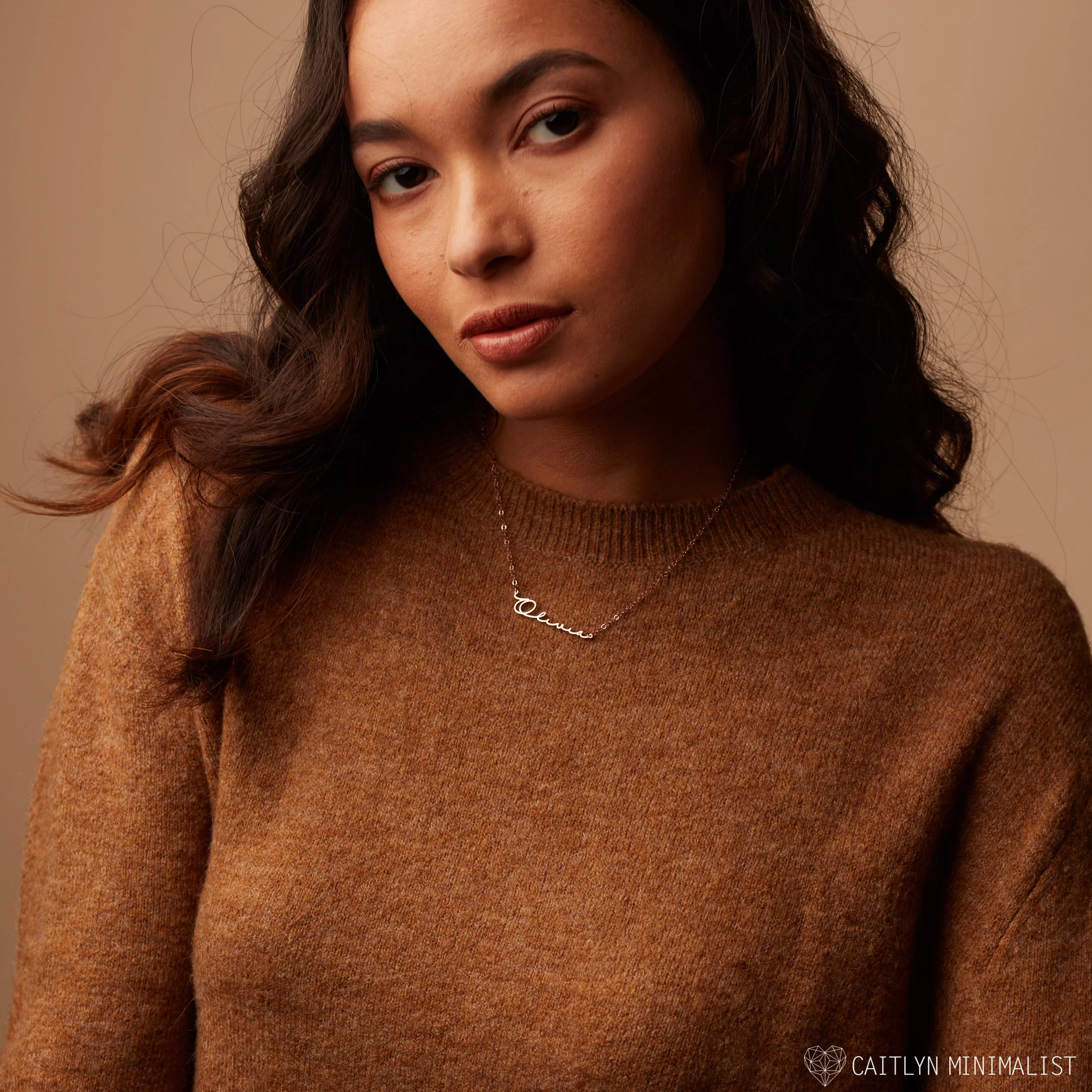 Minimal Name Necklace - Image 5