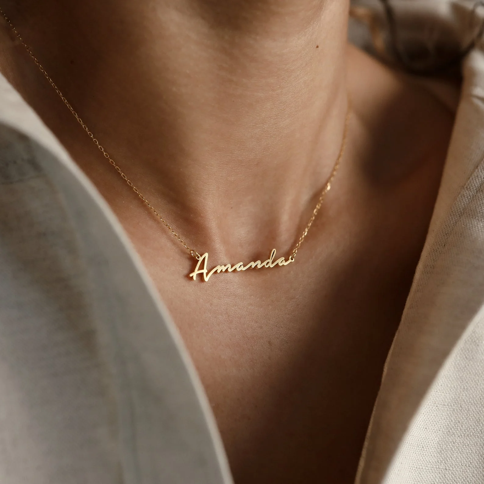 Minimal Name Necklace - Image 6