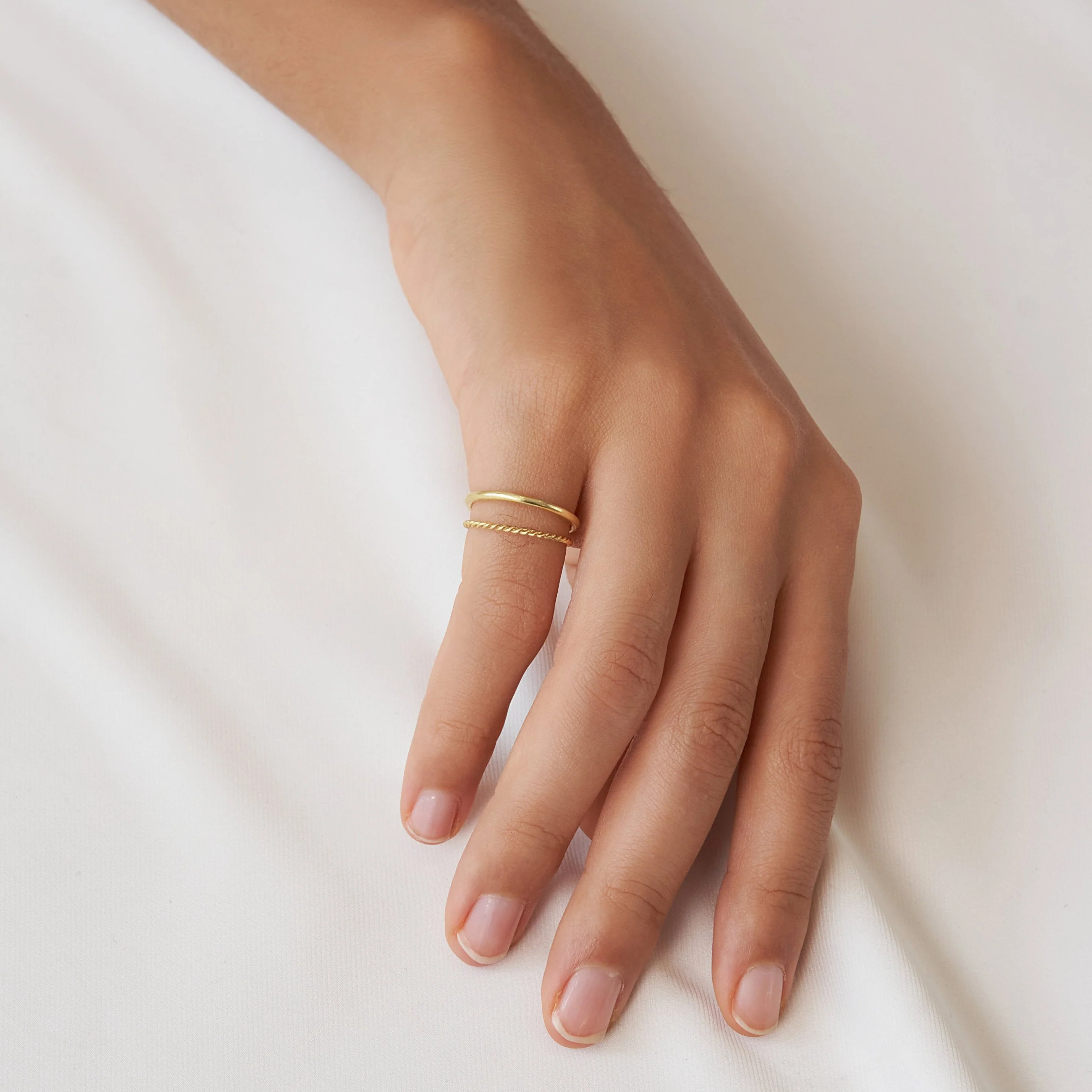 Minimalist Stacking Ring Set - Image 7