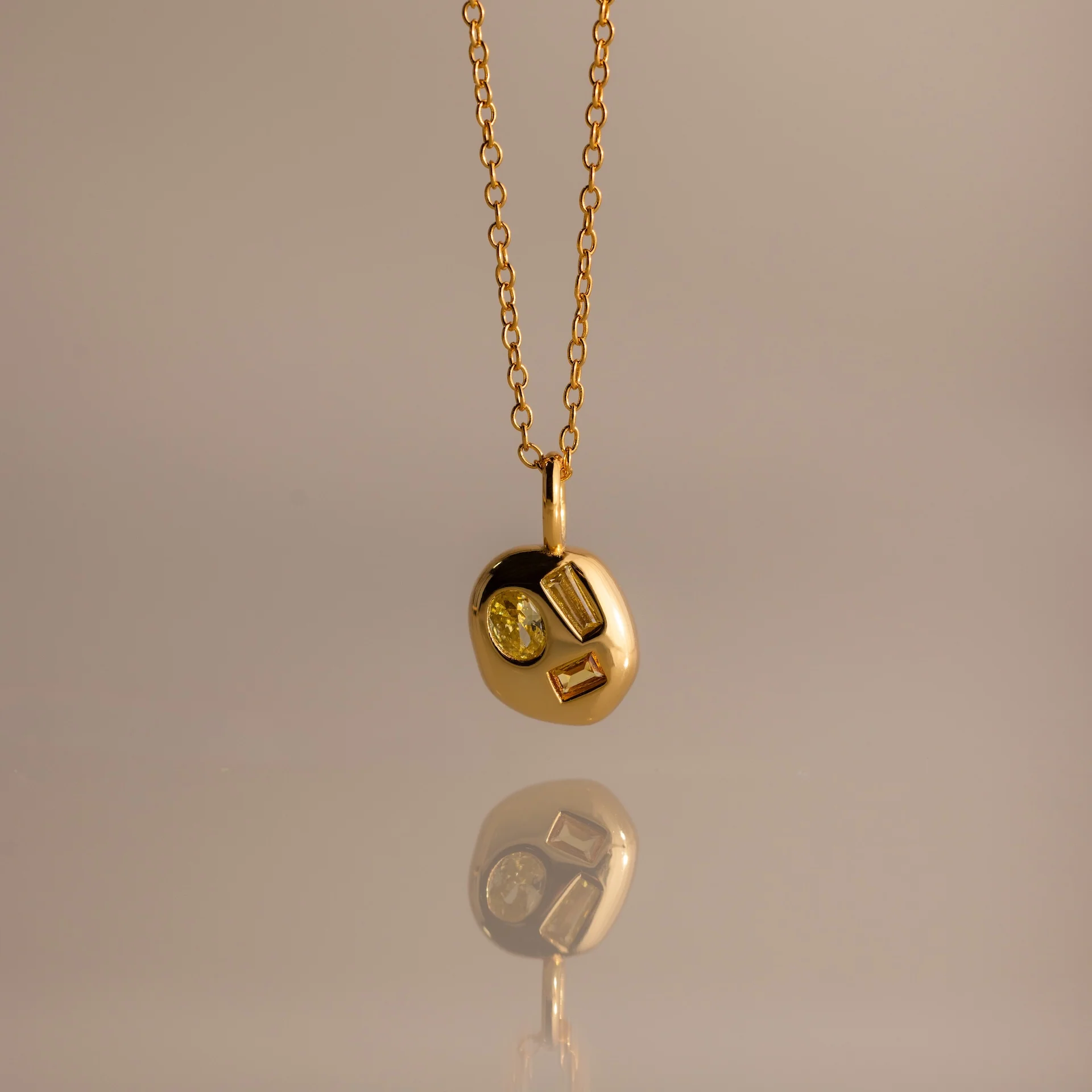 Mixed Birthstone Capsule Necklace - Image 12