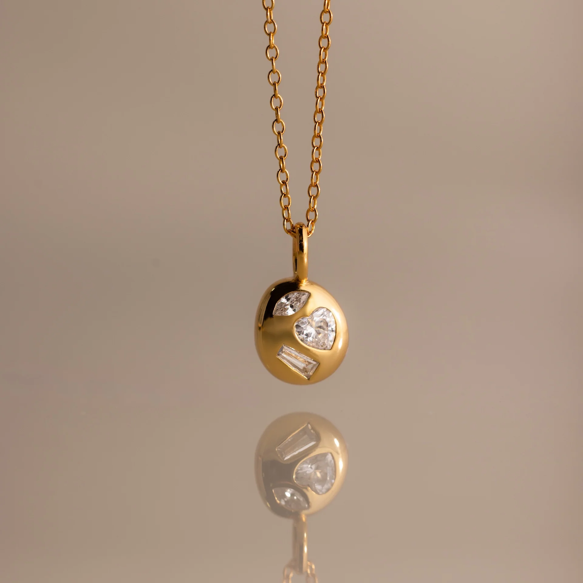 Mixed Birthstone Capsule Necklace - Image 6