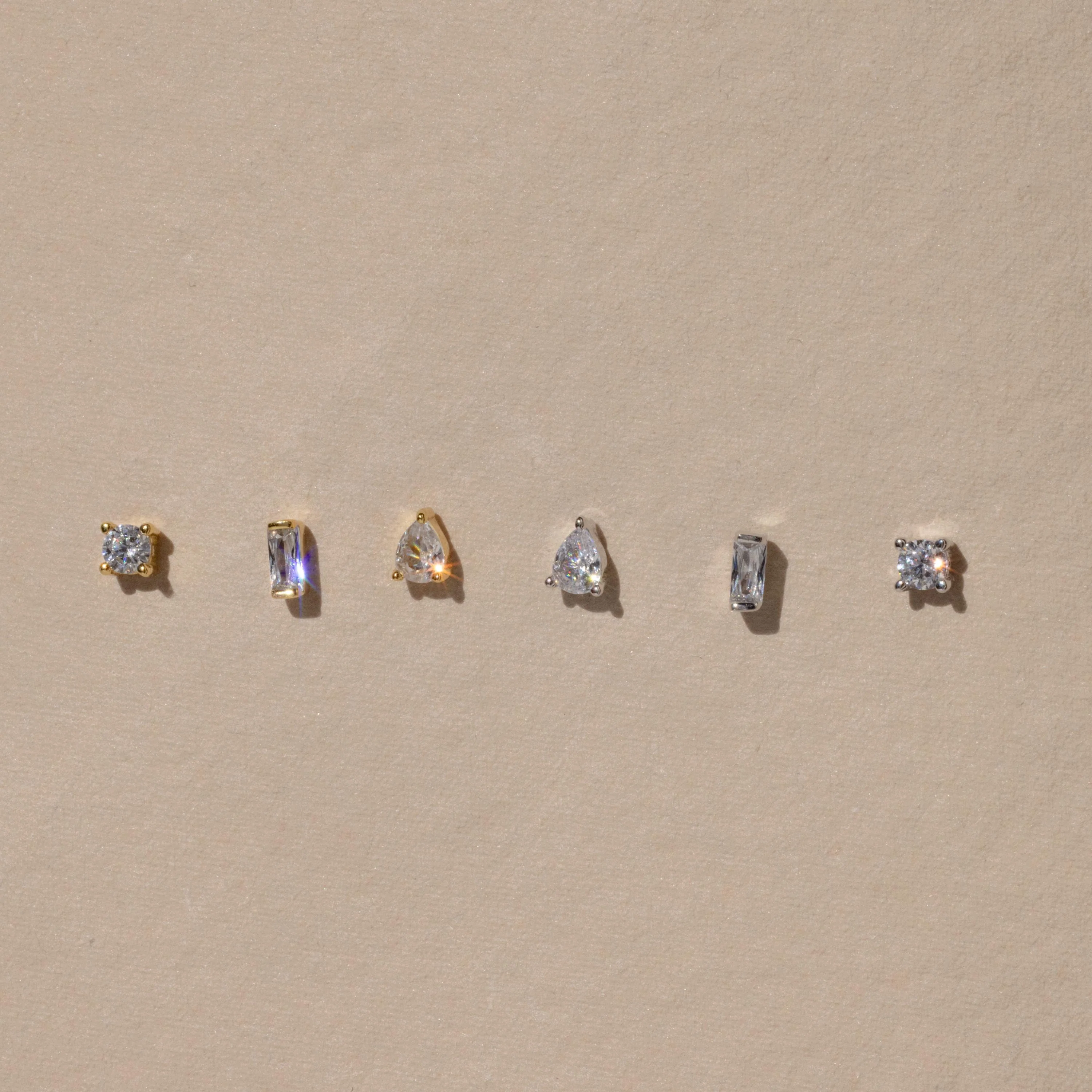 Mixed Diamond Flat Back Stud Set - Image 5