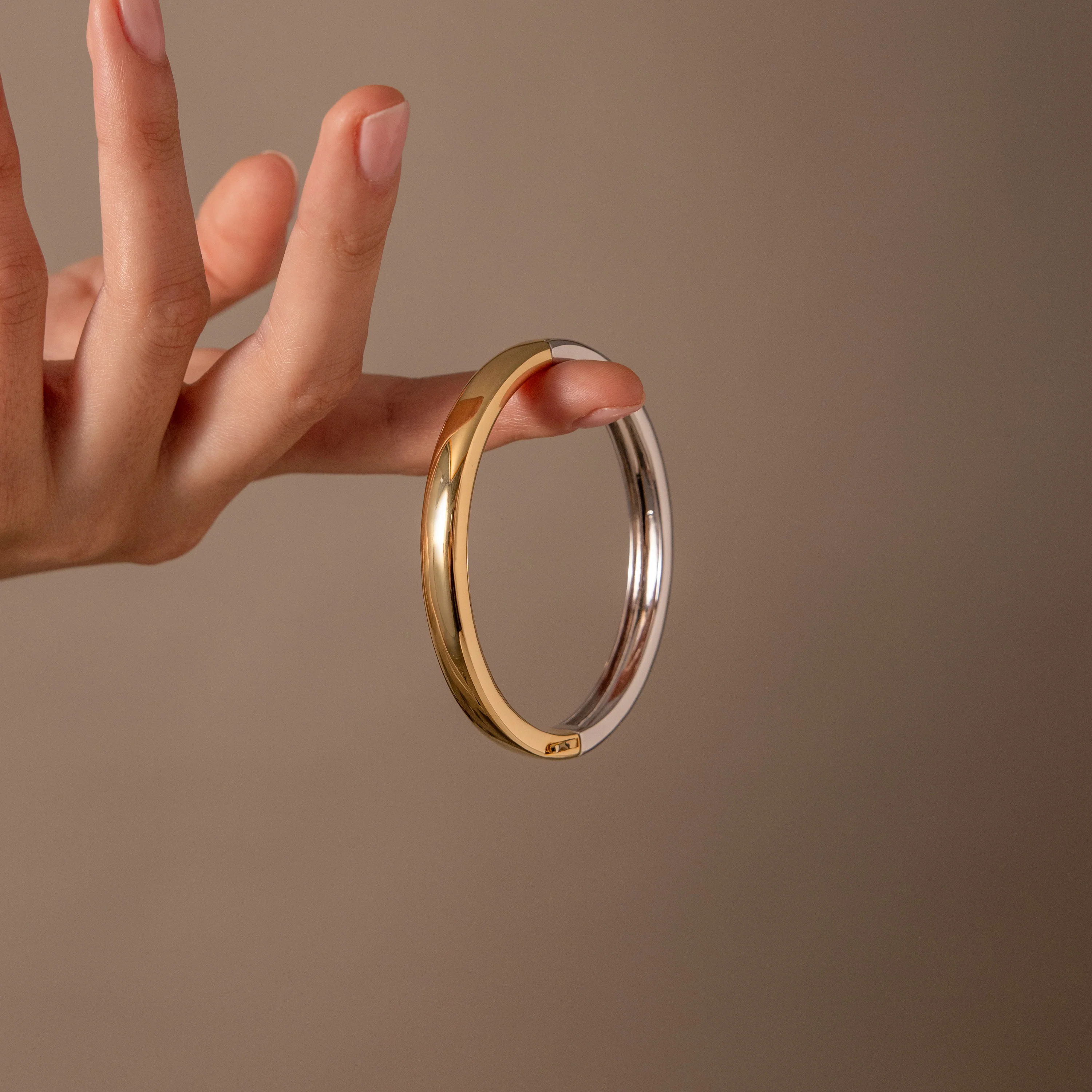 Mixed Metal Bangle - Image 7