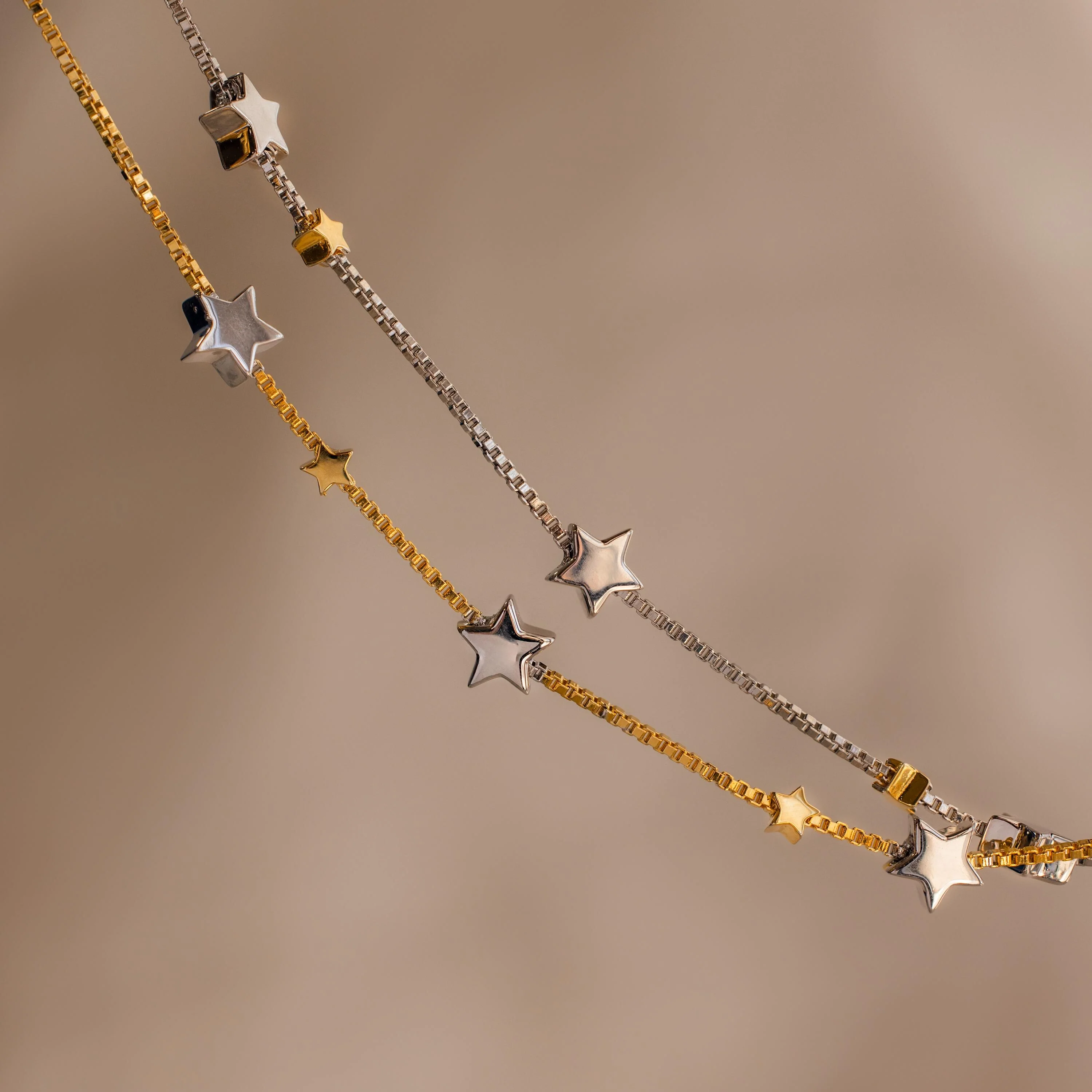 Mixed Metal Star Bracelet - Image 3