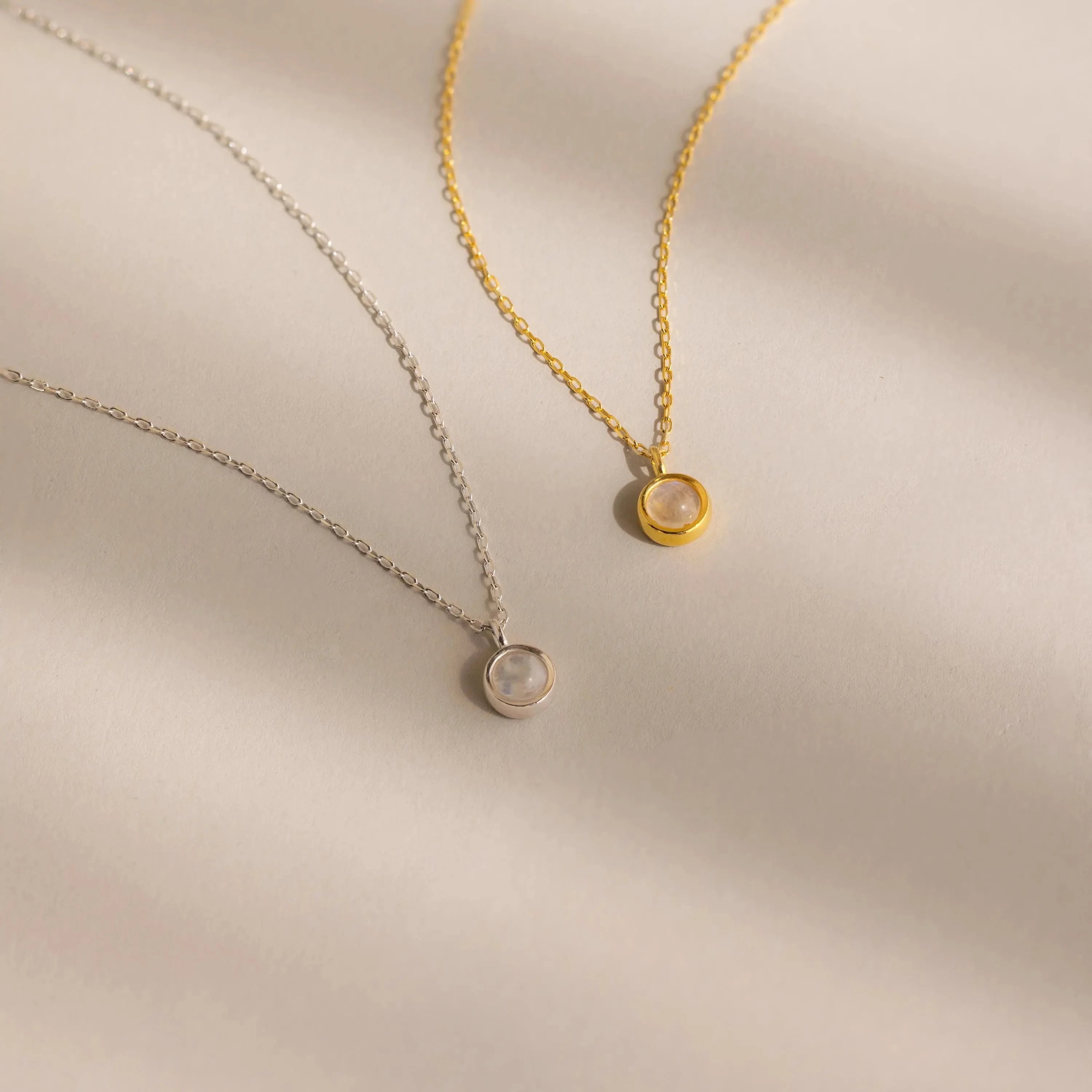Moonstone Charm Necklace - Image 4