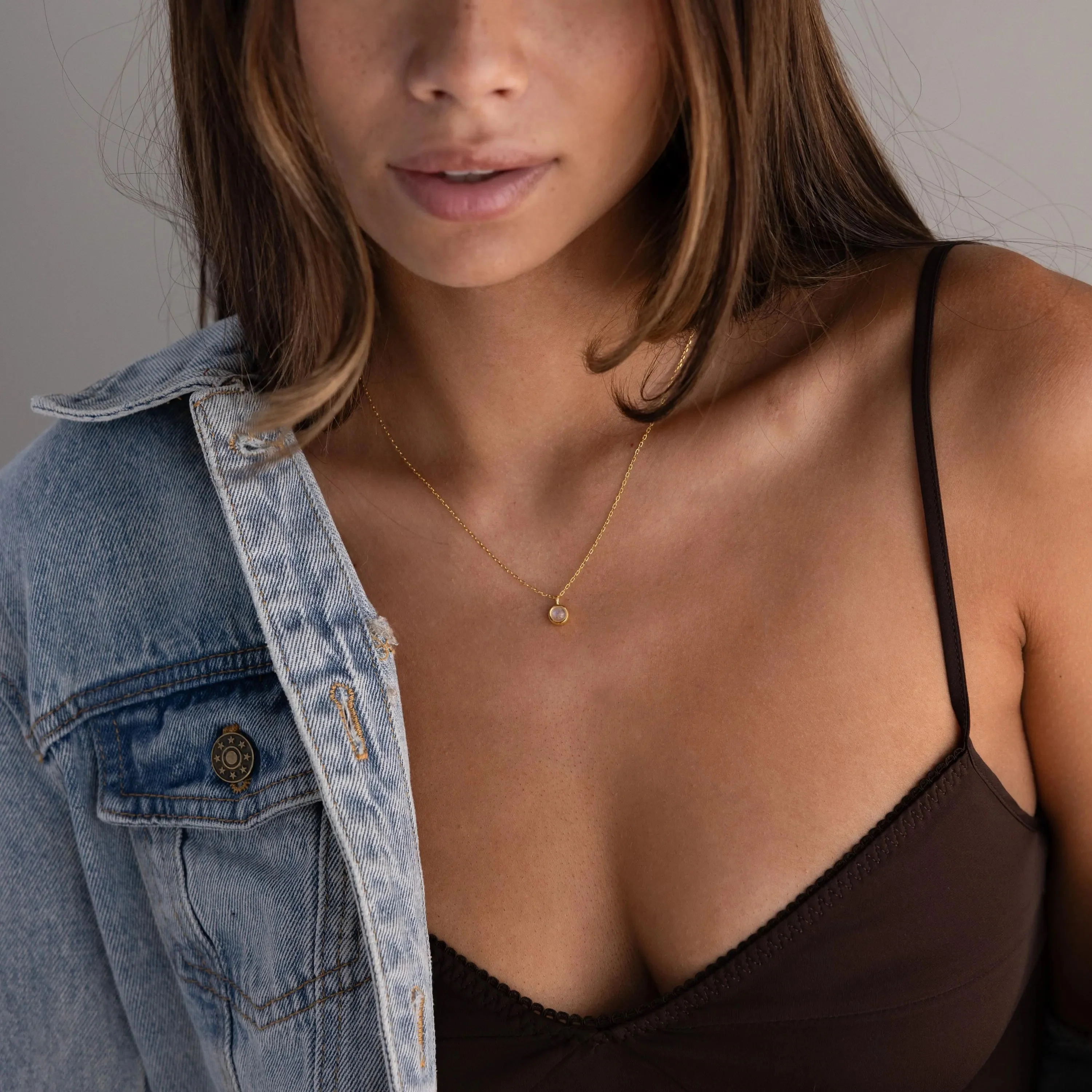 Moonstone Charm Necklace - Image 7
