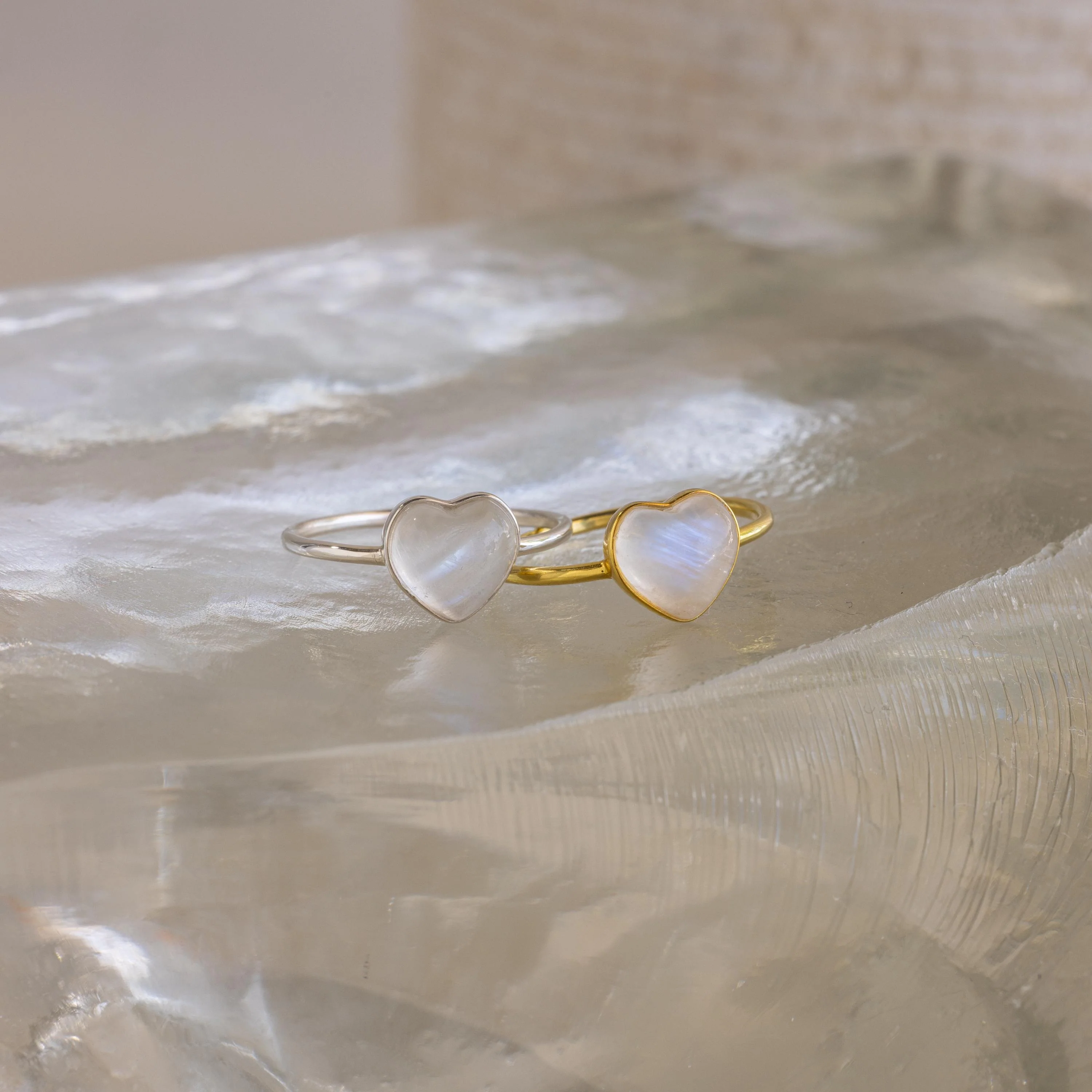 Moonstone Heart Ring - Image 7