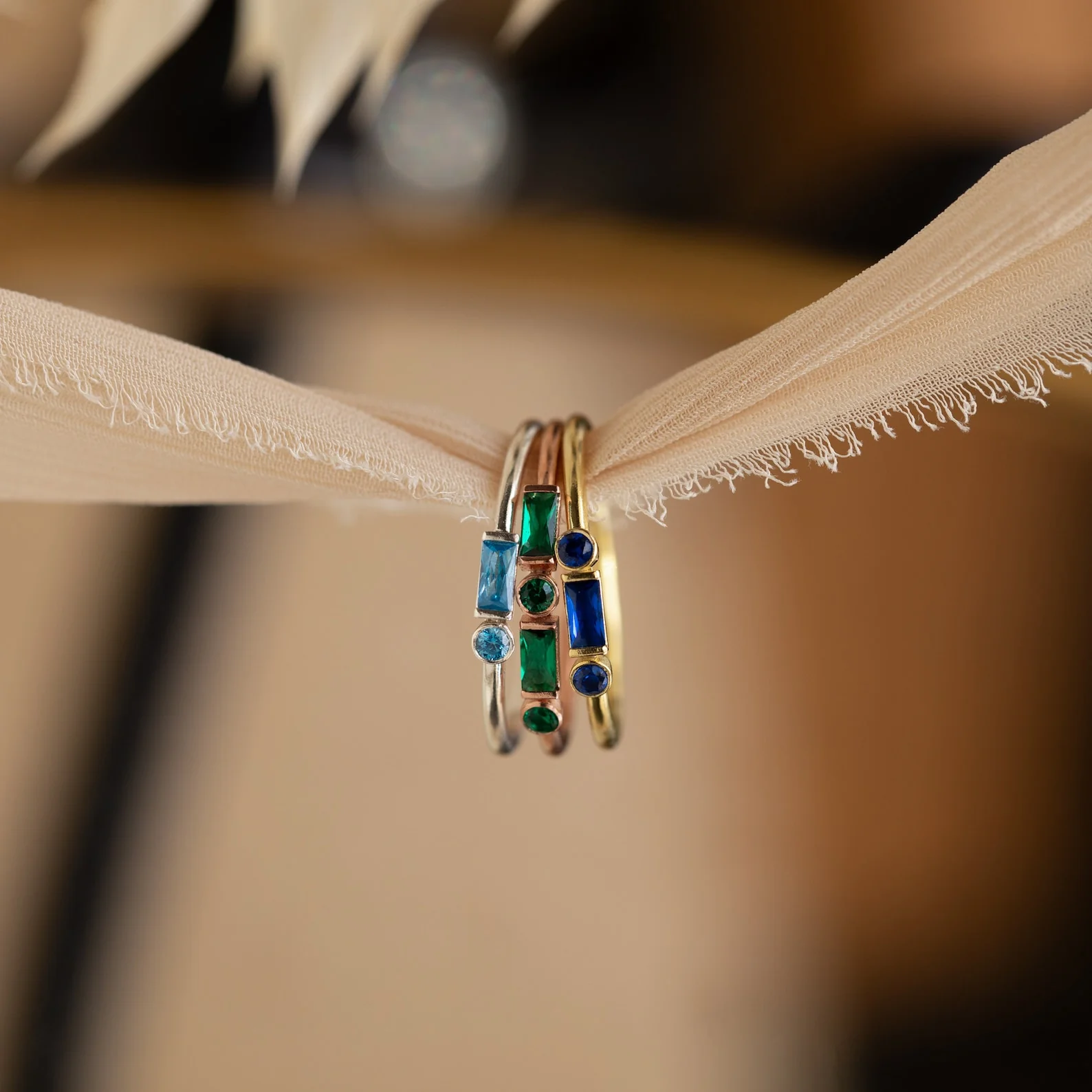 Morse Code Birthstone Ring - Image 6