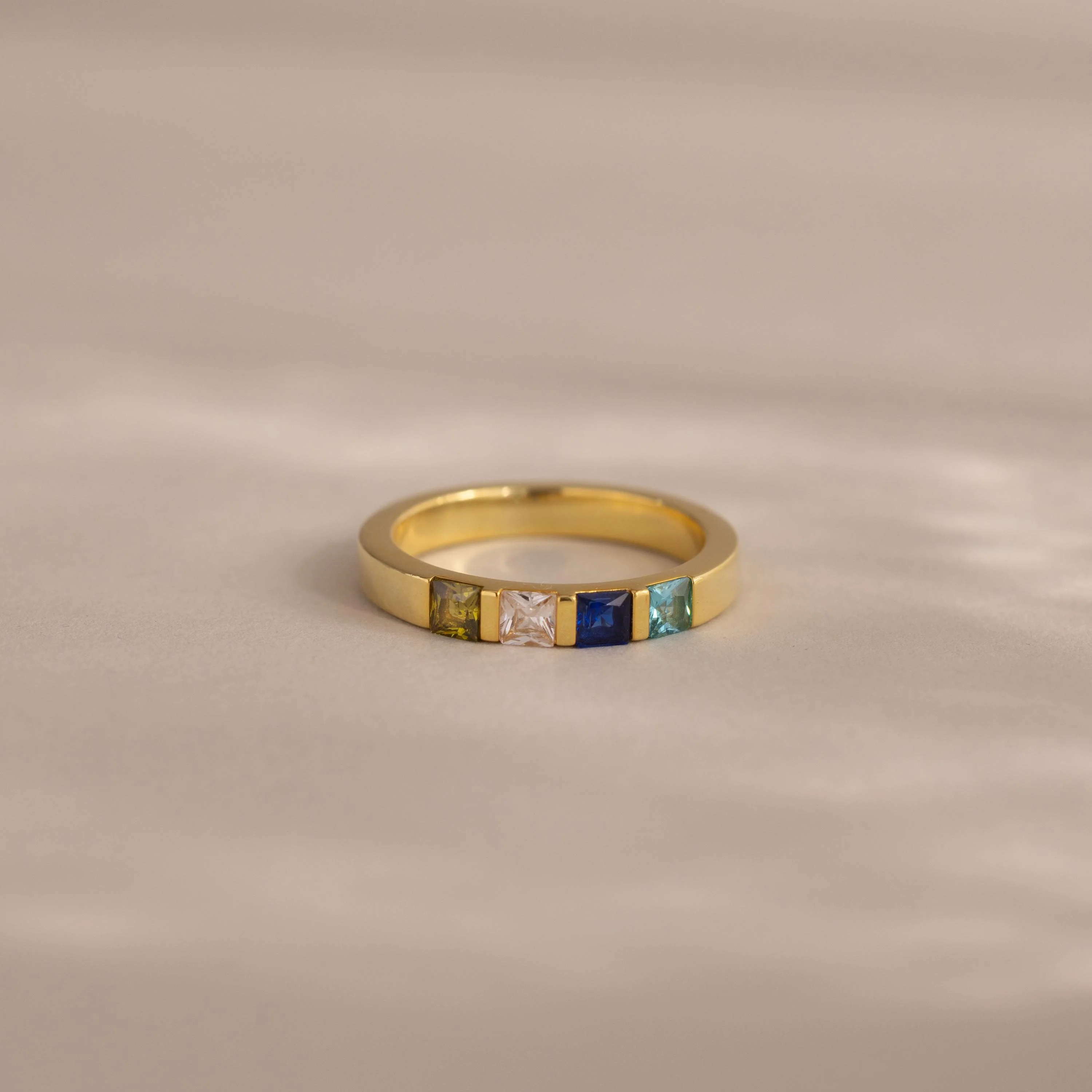 Multiple Birthstone Band