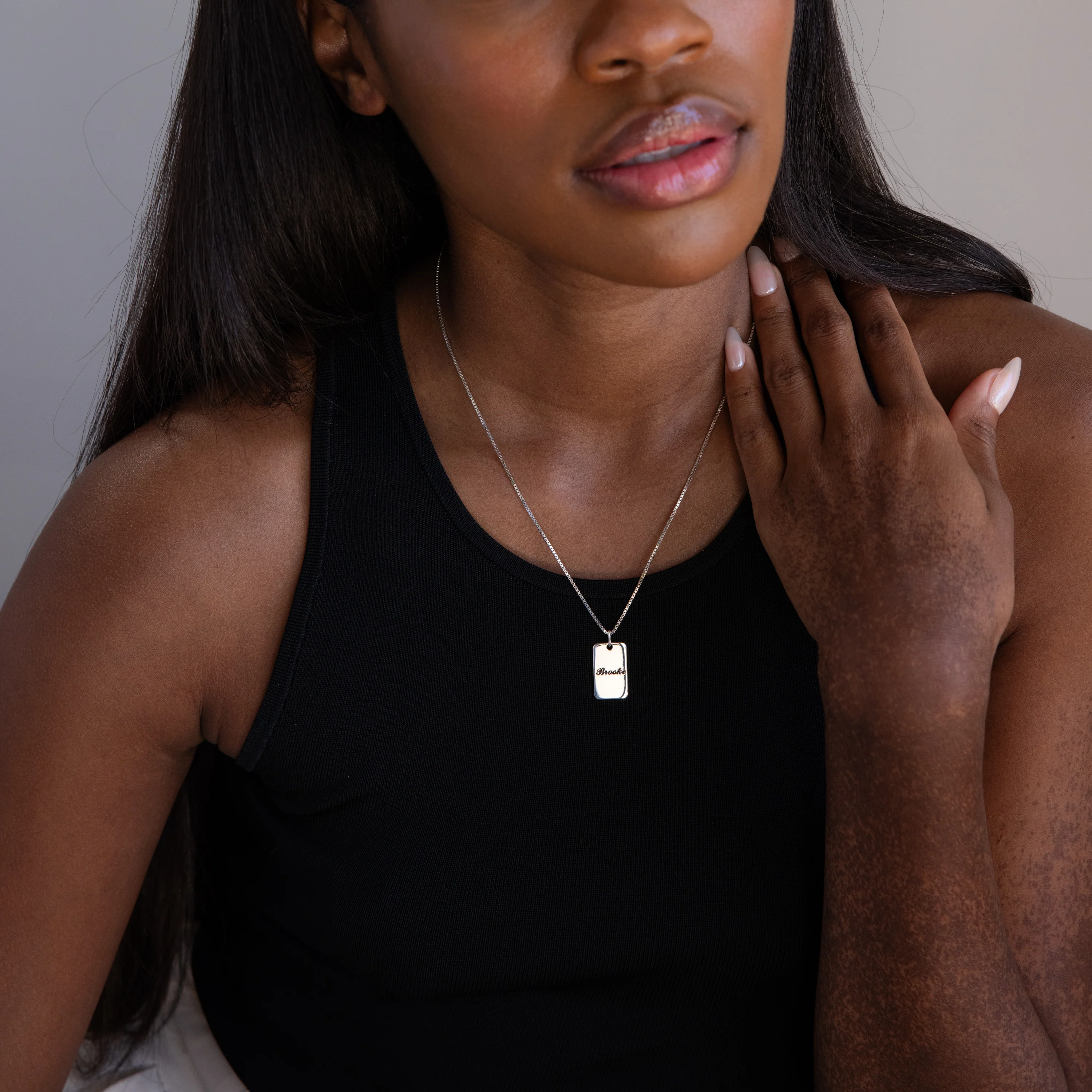 Name Tag Necklace - Image 6