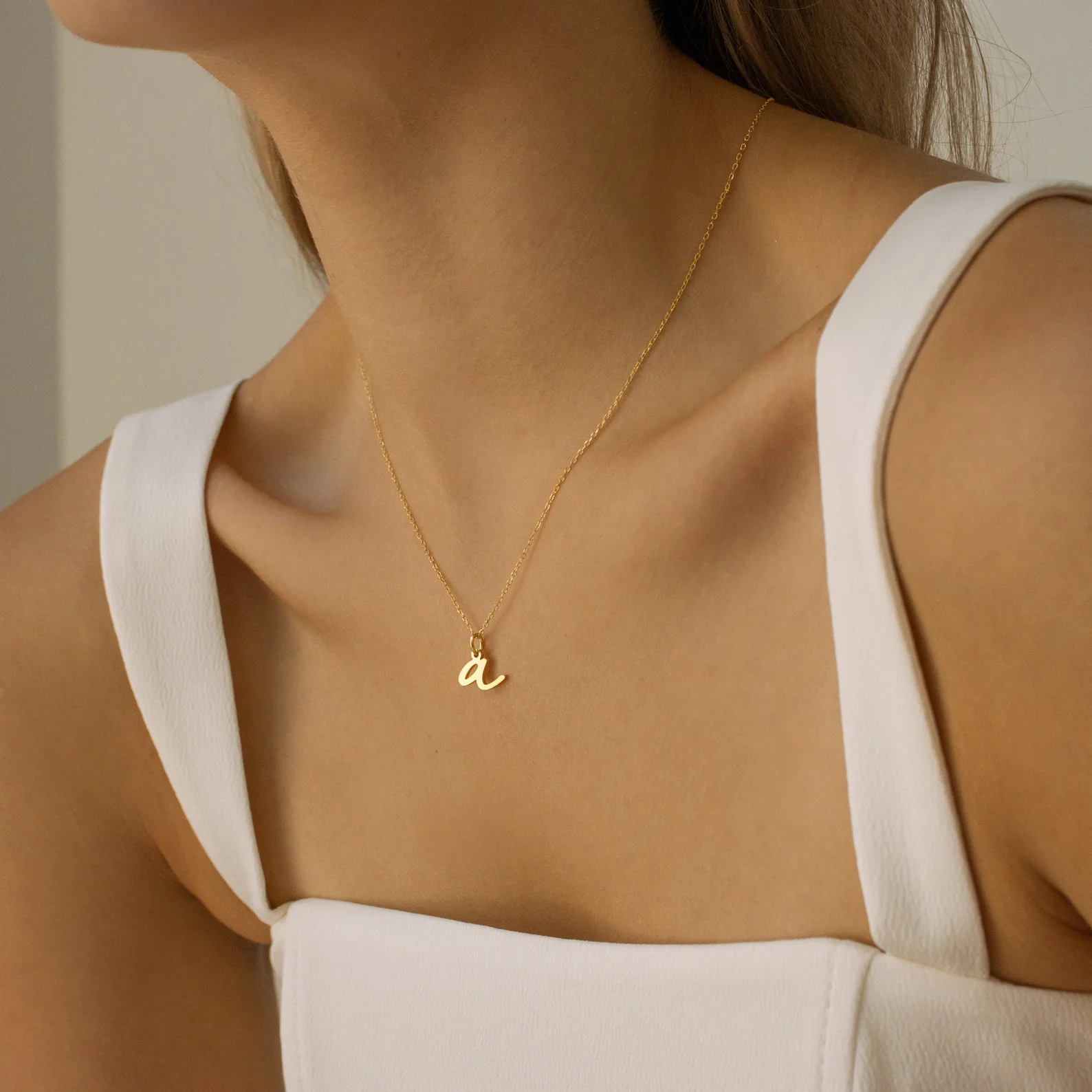 Nella Letter Necklace - Image 4